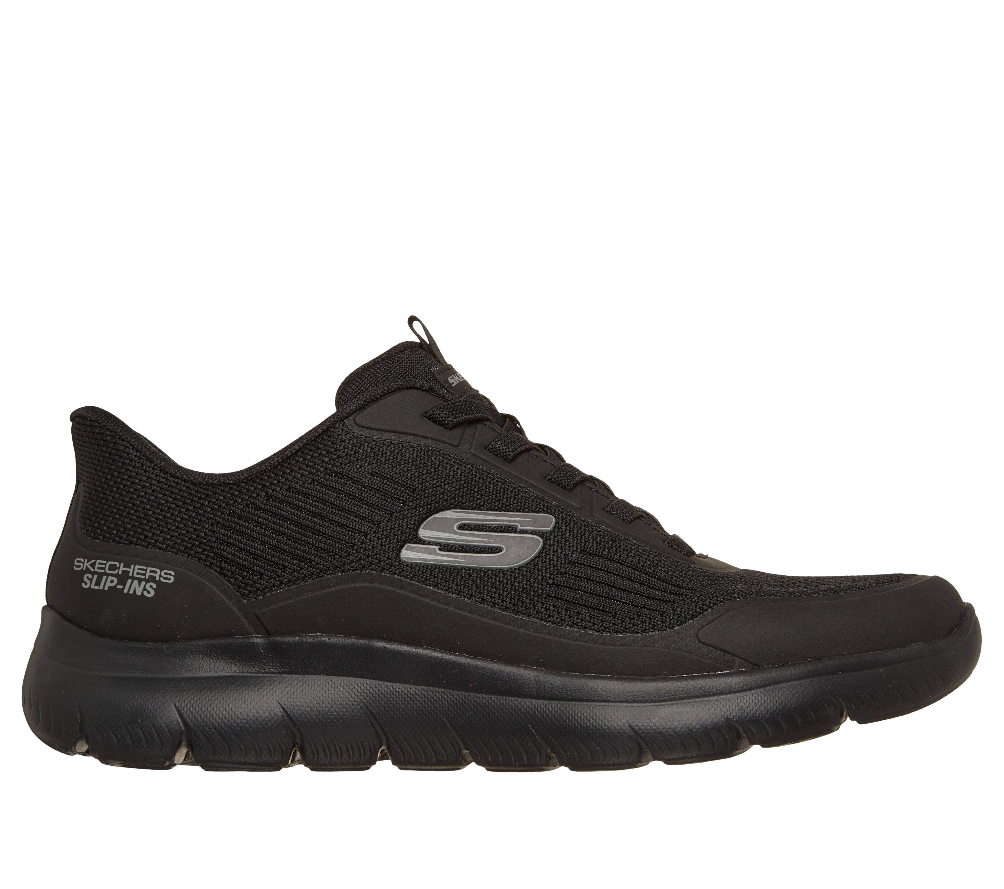 Skechers SUMMITS-LEYTER Slip-On Sneaker Slipper, Schnürschuh mit Handsfree Slip-Ins Funktion