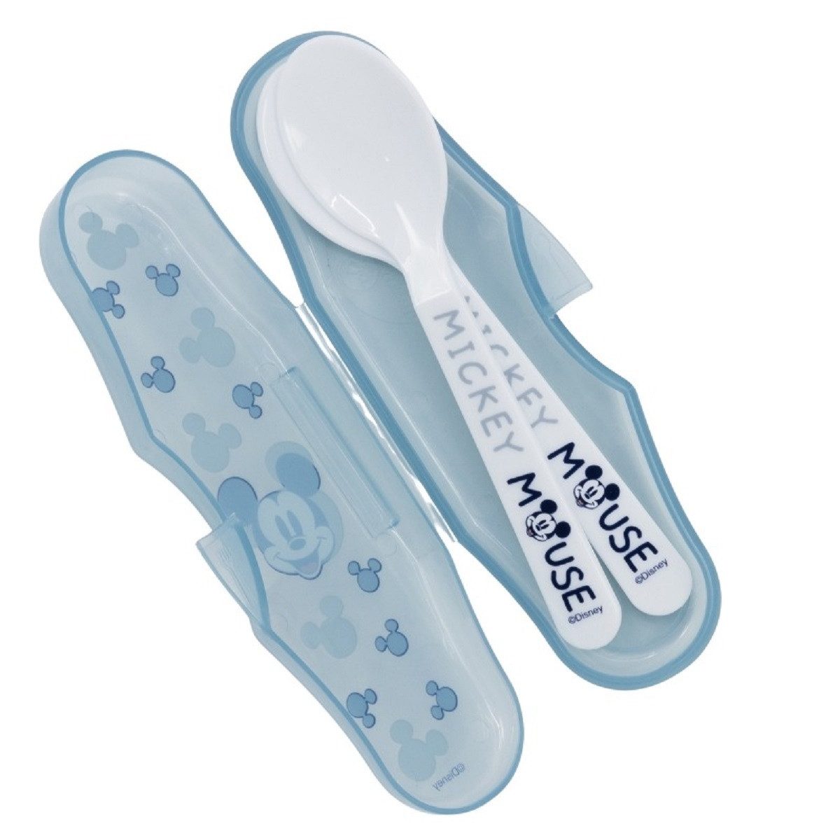 Disney Mickey Mouse Kinderbesteck Kinderlöffel Set 2-teilig im Reiseetui (2-tlg)
