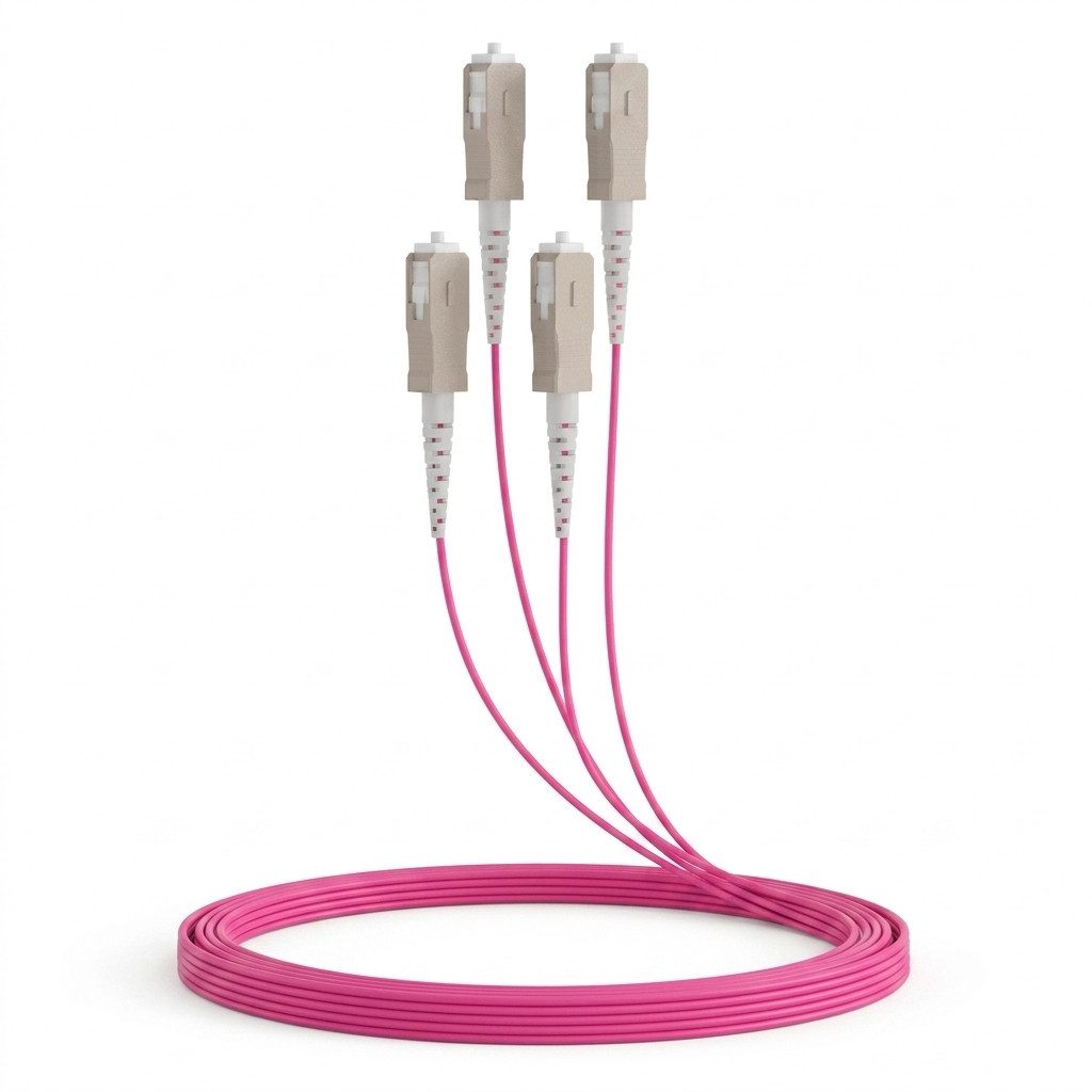 EFB ELEKTRONIK EFB Trunkkabel OM4 SC-SC 70m Glasfaserkabel