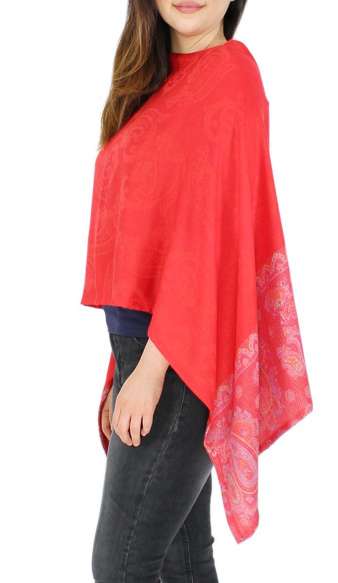 dy_mode Blusenponcho Damen Sommerponcho Weicher Überwurf günstig online kaufen