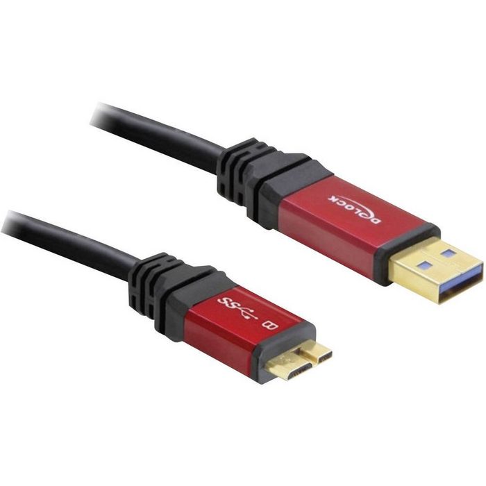 Delock USB 3 Kabel Stecker-A an micro-B Stecker 1 m USB-Kabel (1.00 cm)