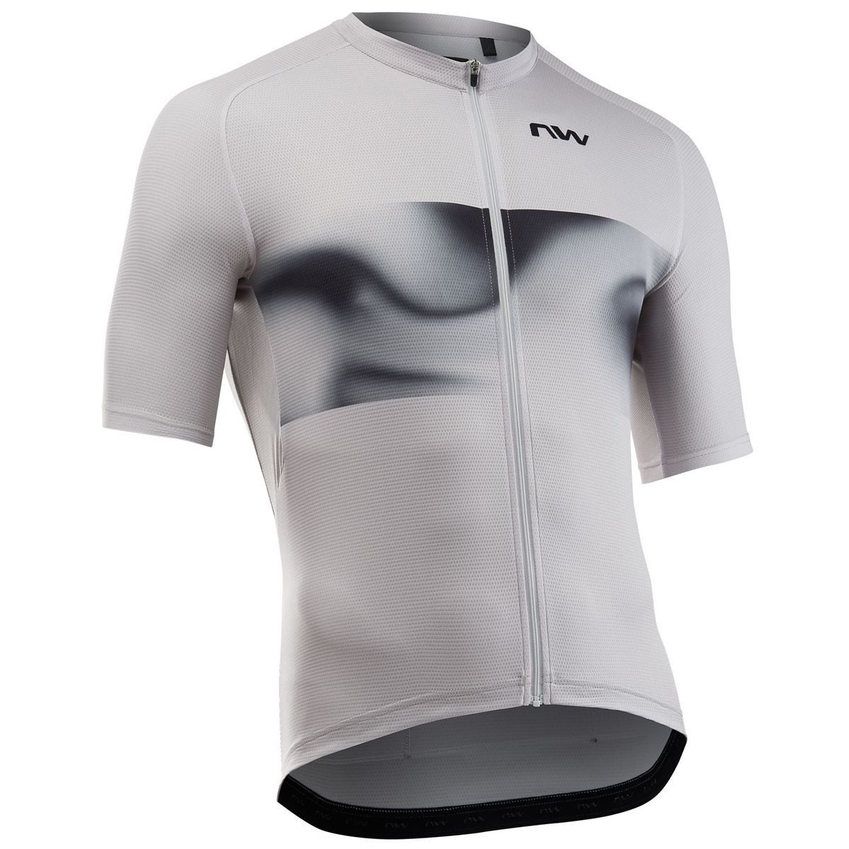 Northwave Radtrikot Force EVO Jersey Short Sleeve Hochfunktionales, reflektierendes Herren-Radtrikot mit Slim Fit und