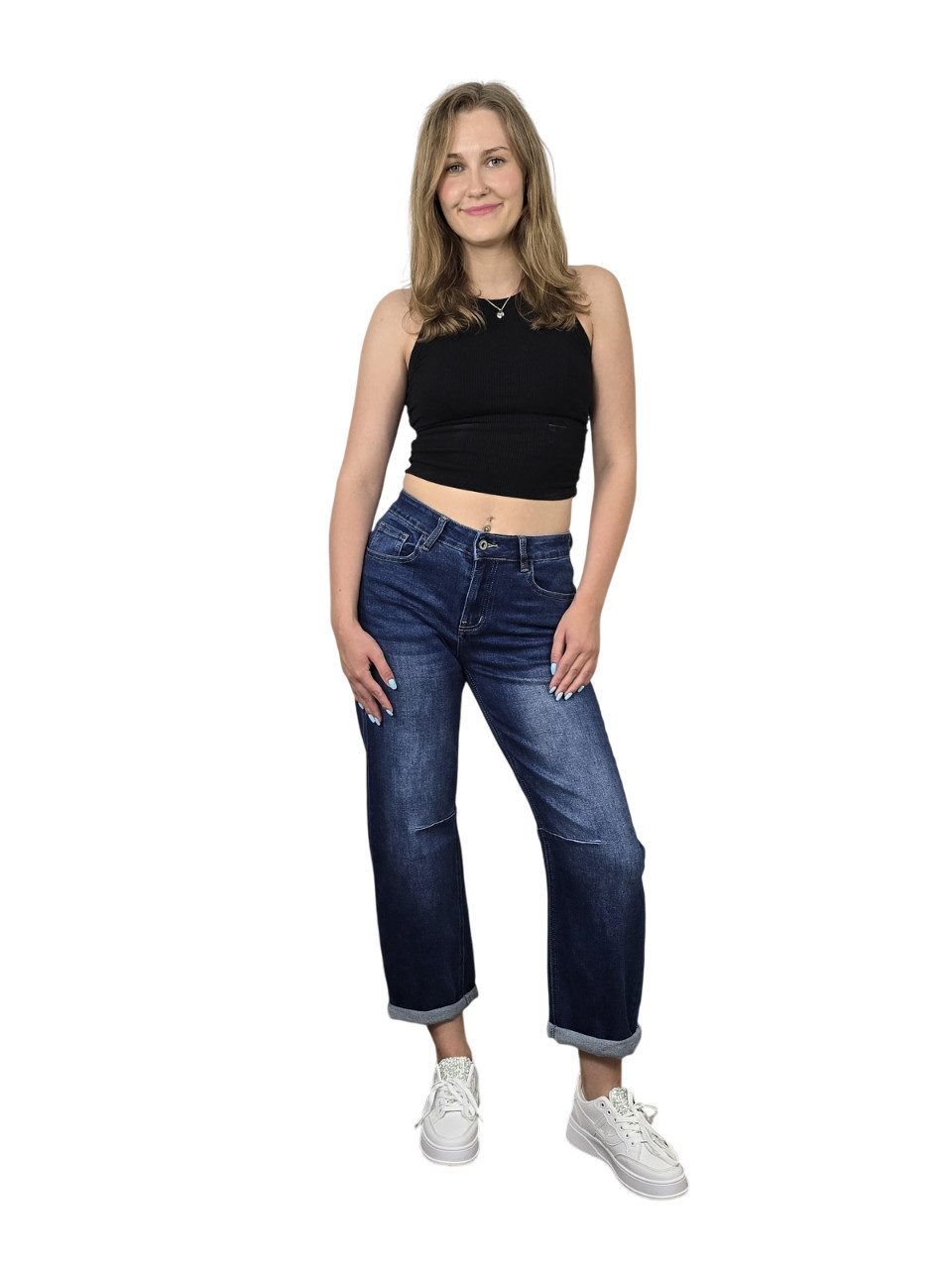 ESViViD 5-Pocket-Jeans O-Shape / Wide Leg / Bottle-Jeans 5-Pocket-Stlye, Bo günstig online kaufen