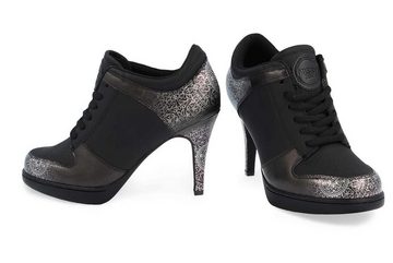 Missy Rockz BLACK MANDALA 2.0 black / silver High-Heel-Stiefelette Absatzhöhe: 8,5 cm