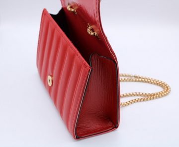 ALGINOO Handtasche Handtasche, mit goldfarbenen Details und Ziersteppung