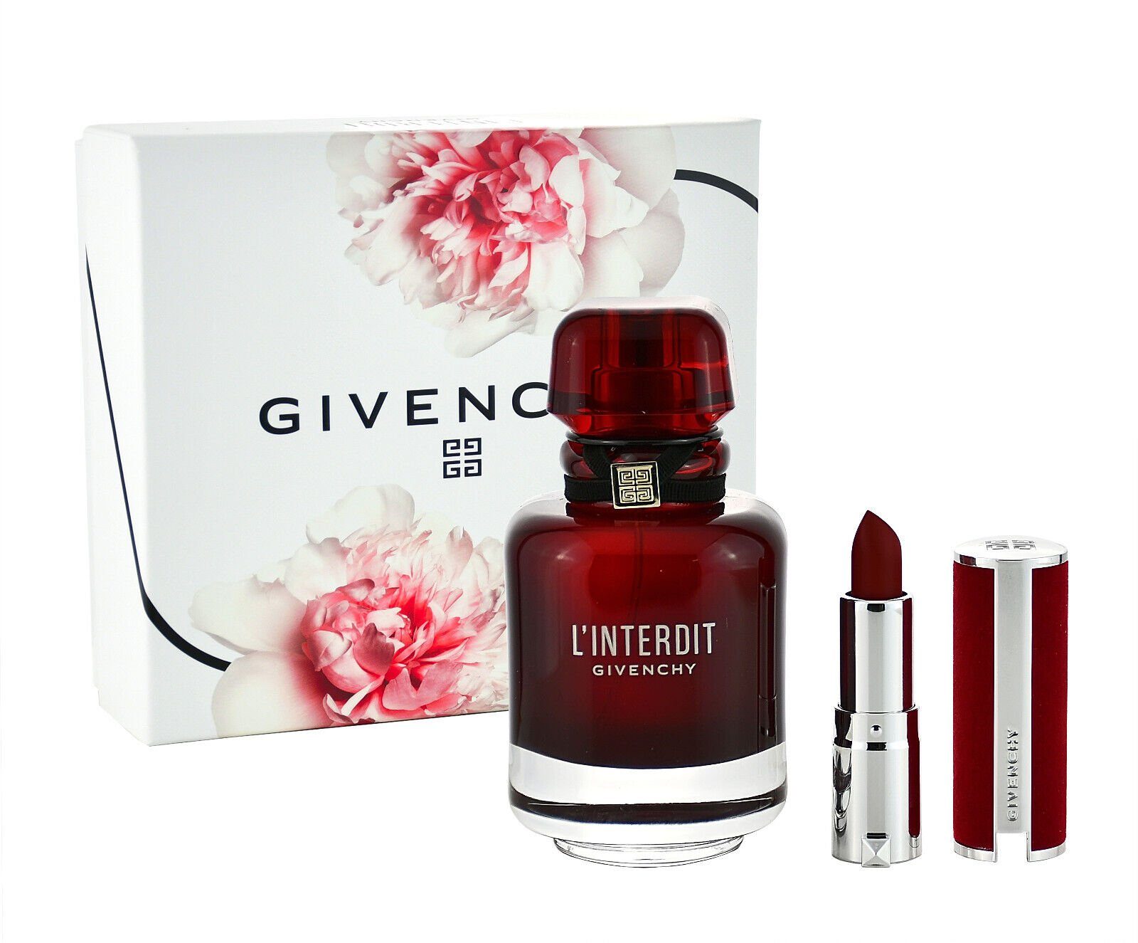 GIVENCHY Duft Set GIVENCHY INTERDIT ROUGE EDP 50ml MINI LE ROUGE DEEP givenchy-duft-set-givenchy-interdit-rouge-edp-50ml-mini-le-rouge-deep