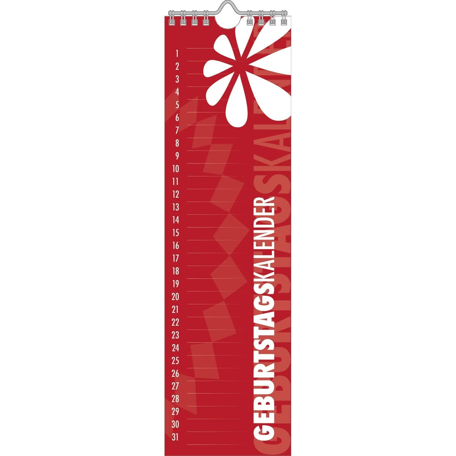 NEUMANN Wandkalender Geburtstagskalender Mini