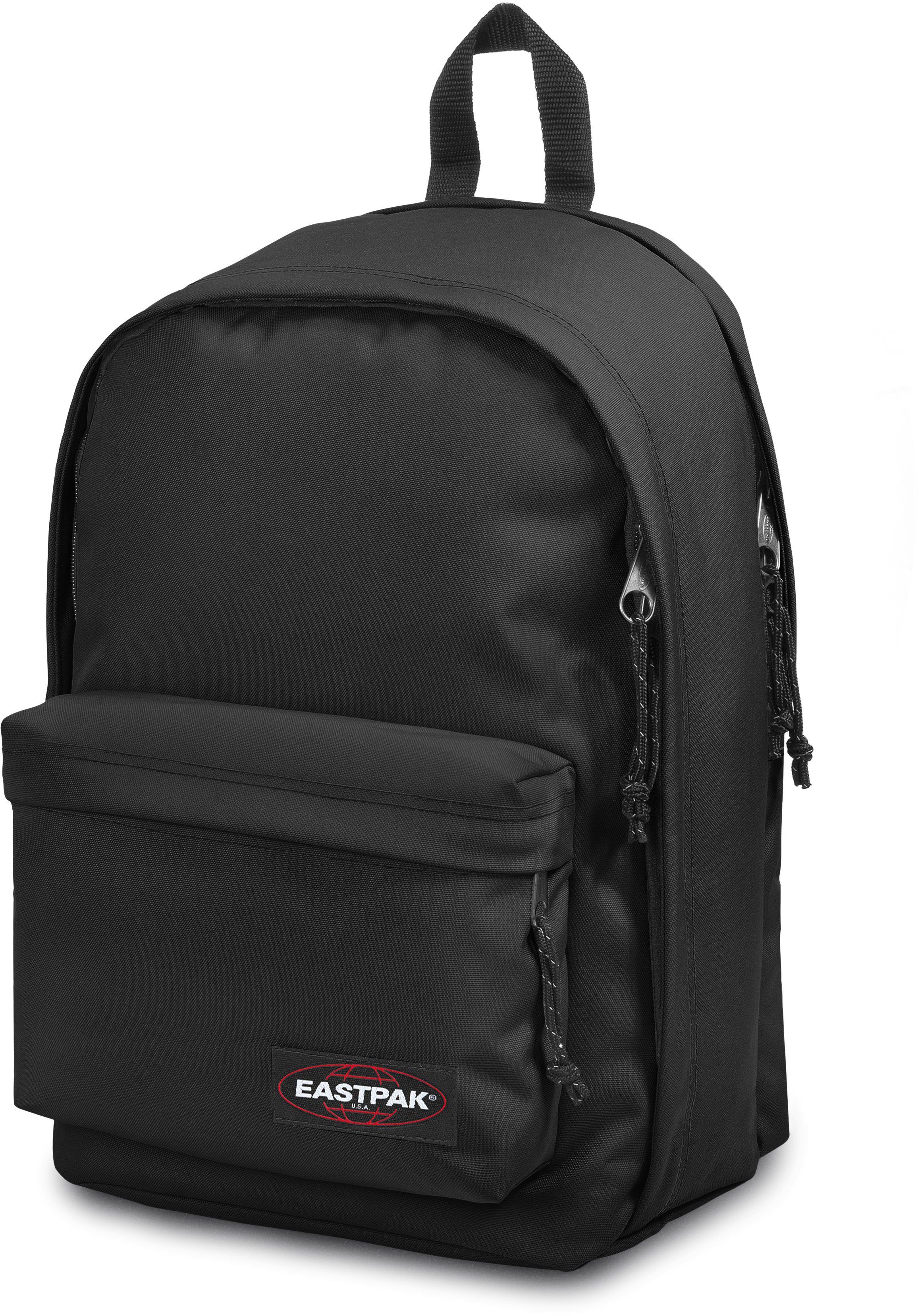 Laptopfach separatem TO WORK, Freizeitrucksack black Eastpak BACK mit