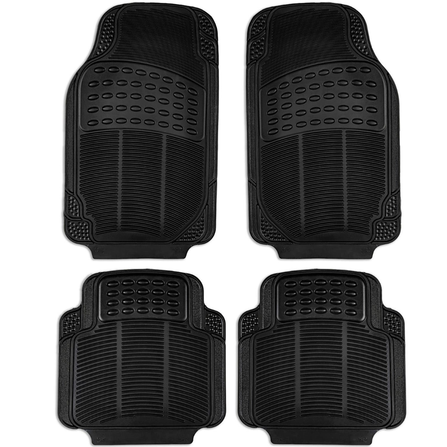 Upgrade4cars Auto-Fußmatten Gummi Fußmatten Set Universal, für Universal,  Auto-Fussmatten Universal Teppiche Set | Automatten