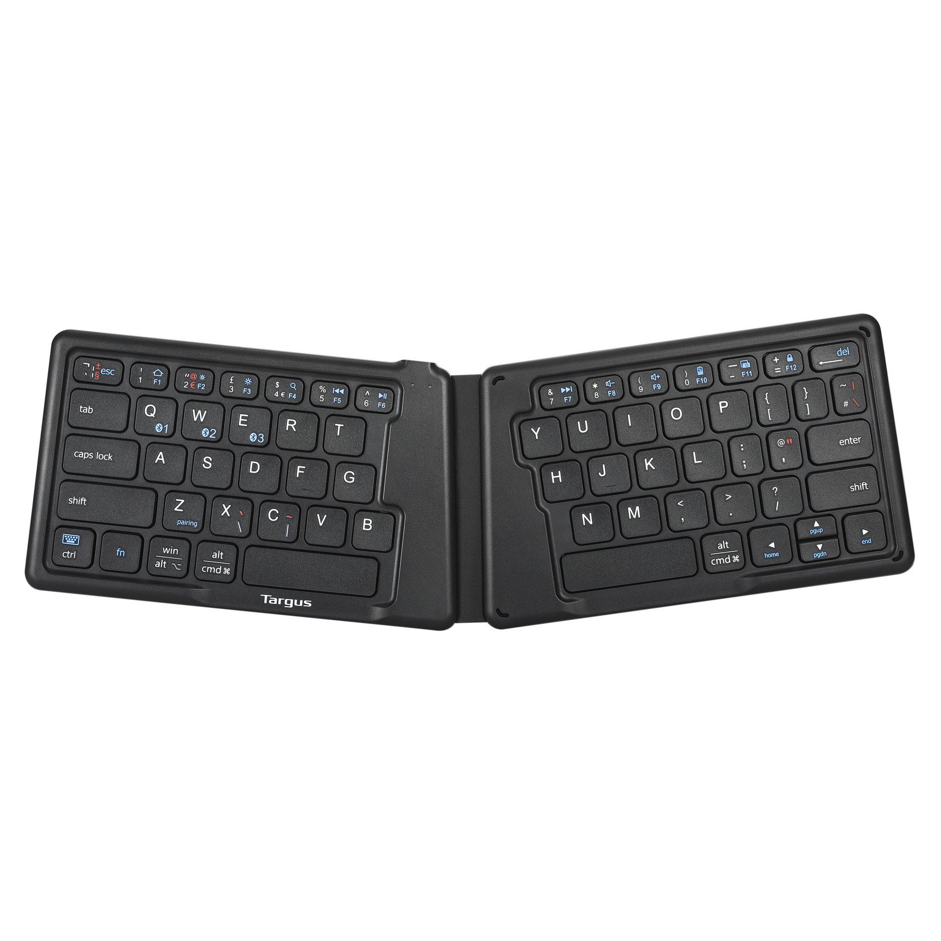 Targus Ultra-Compact Ergo Bluetooth-Universal-Keyboard (UK) ergonomische Tastatur