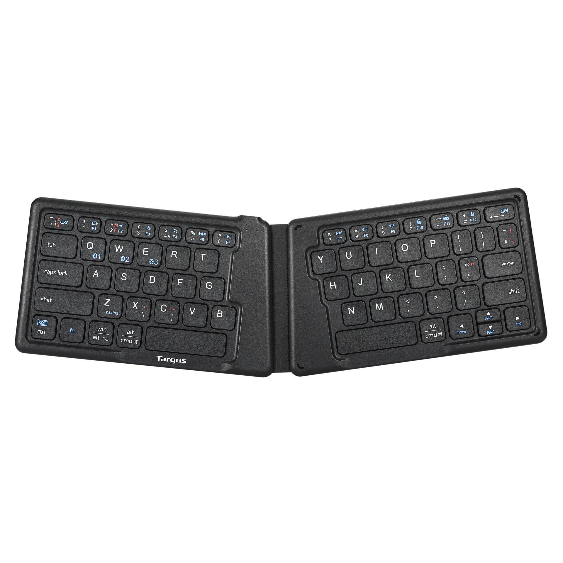 Targus Ultra-Compact Ergo Bluetooth-Universal-Keyboard (UK) ergonomische Tastatur