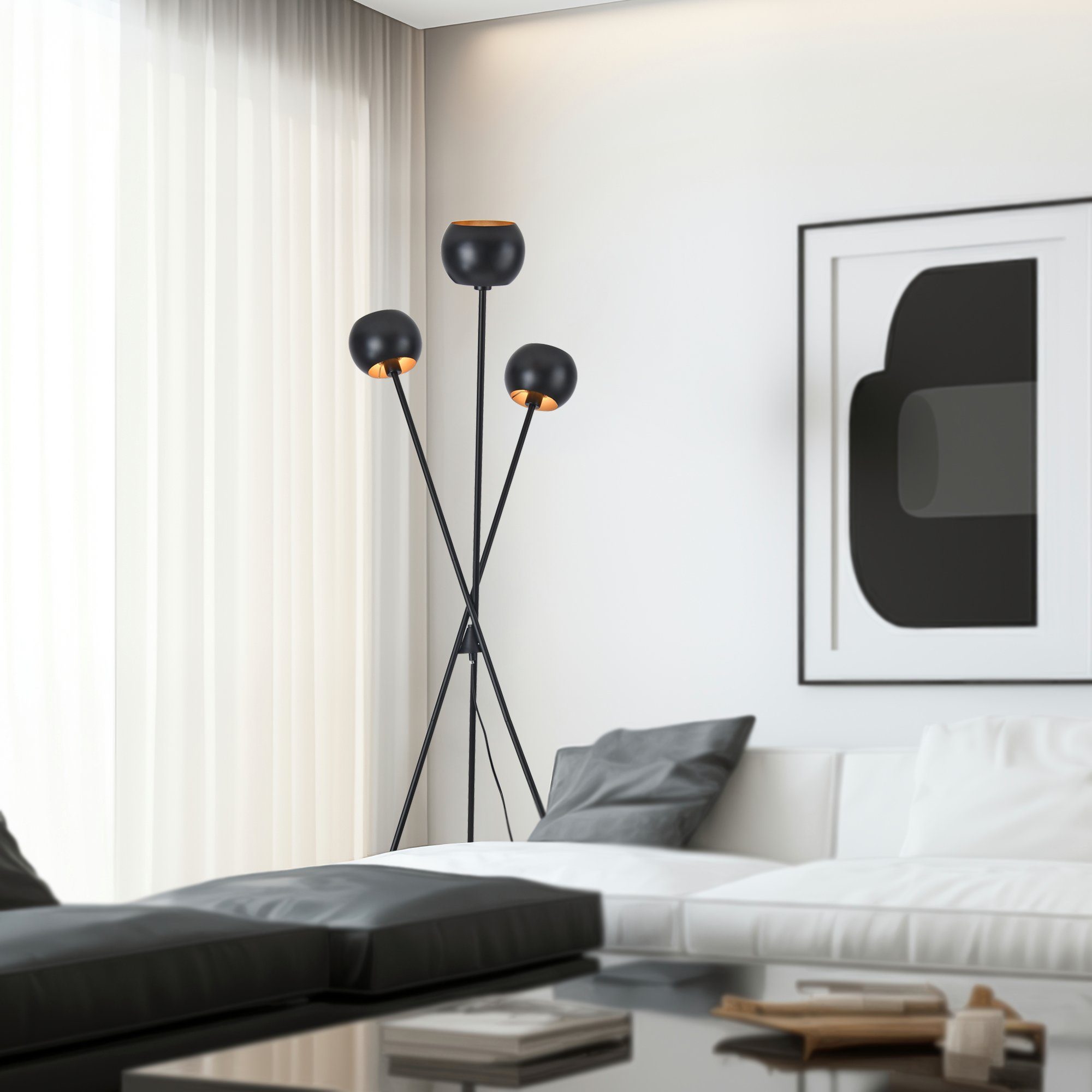 lux.pro Stehlampe, ohne Leuchtmittel, »Nykvarn« 3 günstig online kaufen