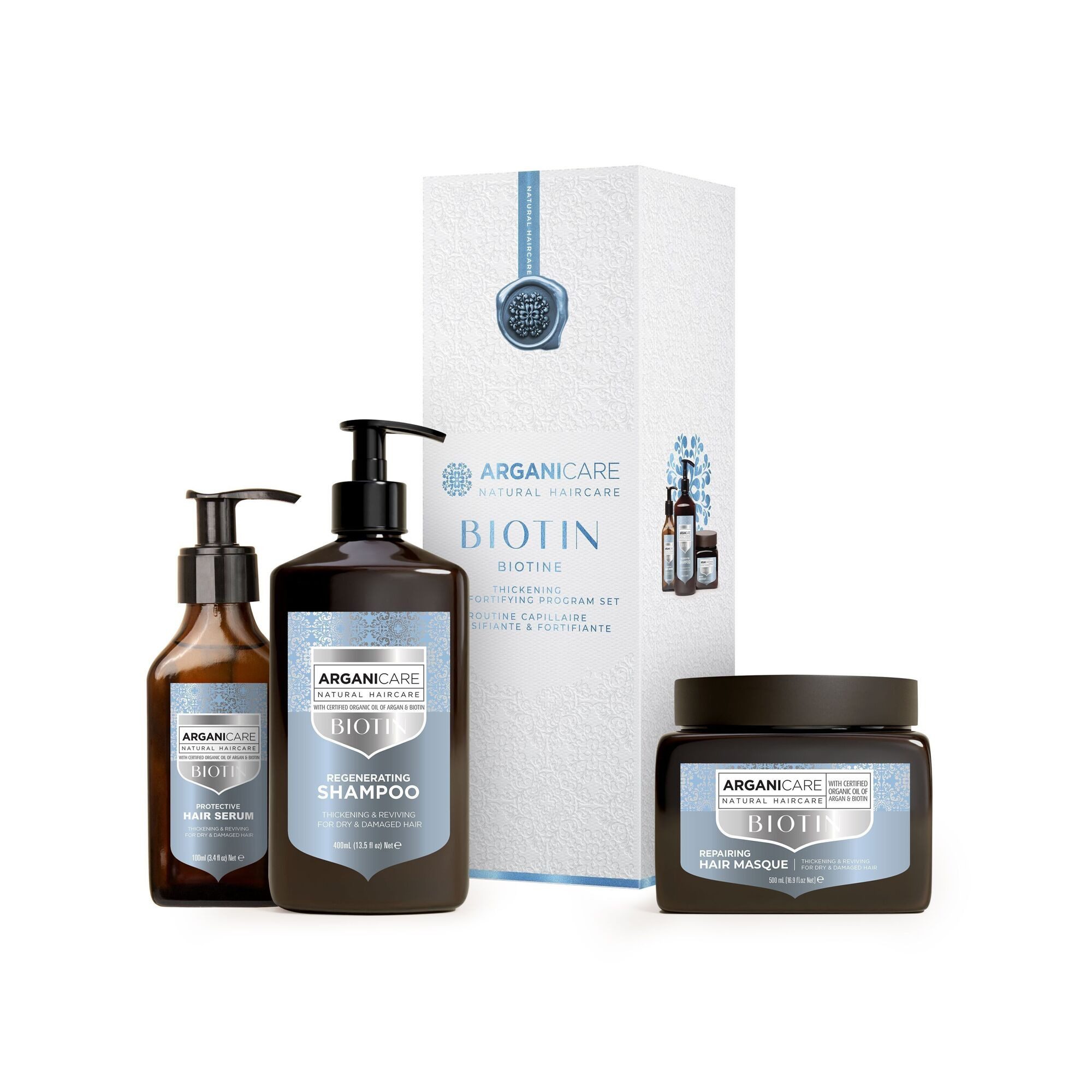 Arganicare Kosmetik-Set Arganicare Biotin Trio