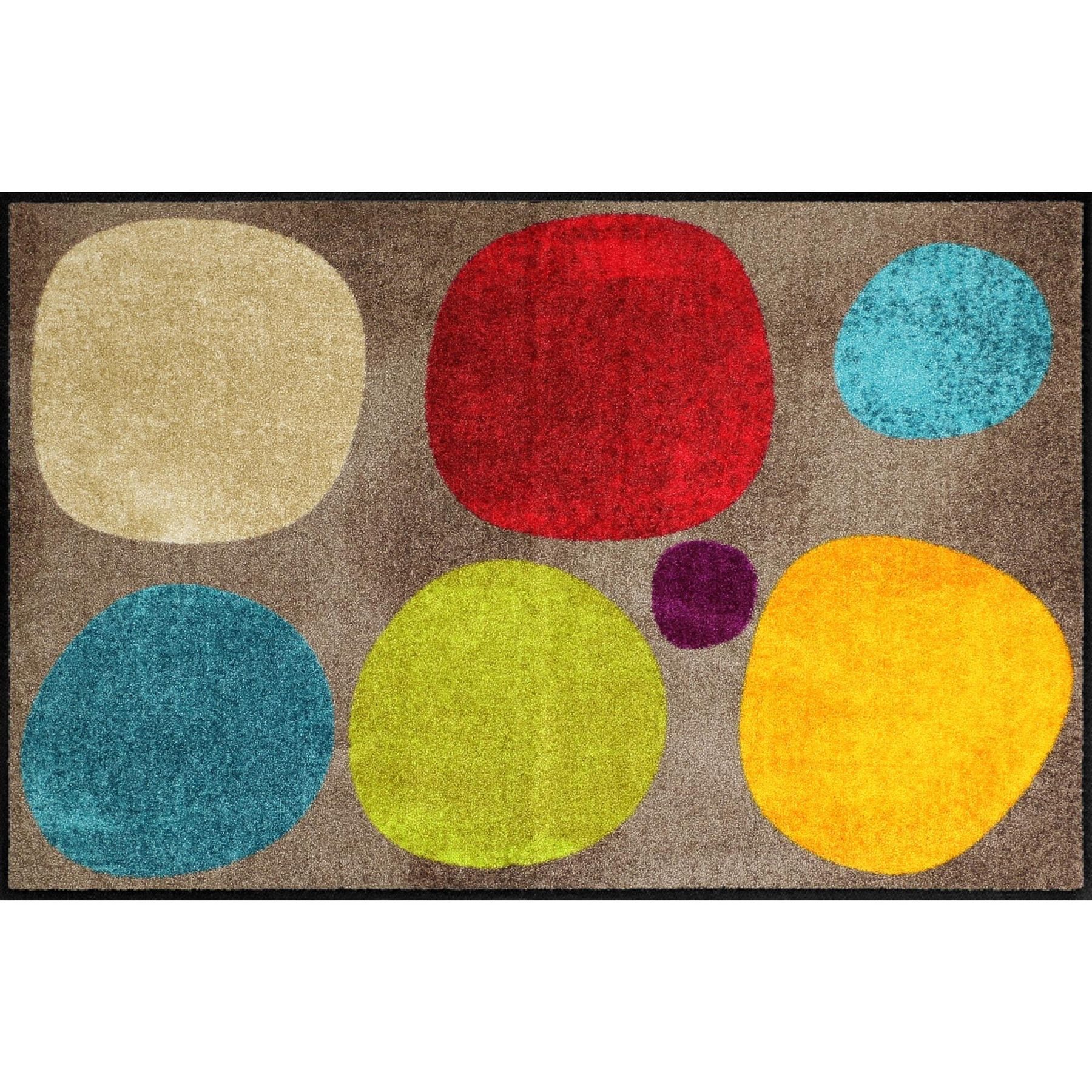 Salonloewe Läufer Fußmatte 75x120 Broken Dots Colourful, Eingangsmatte groß günstig online kaufen