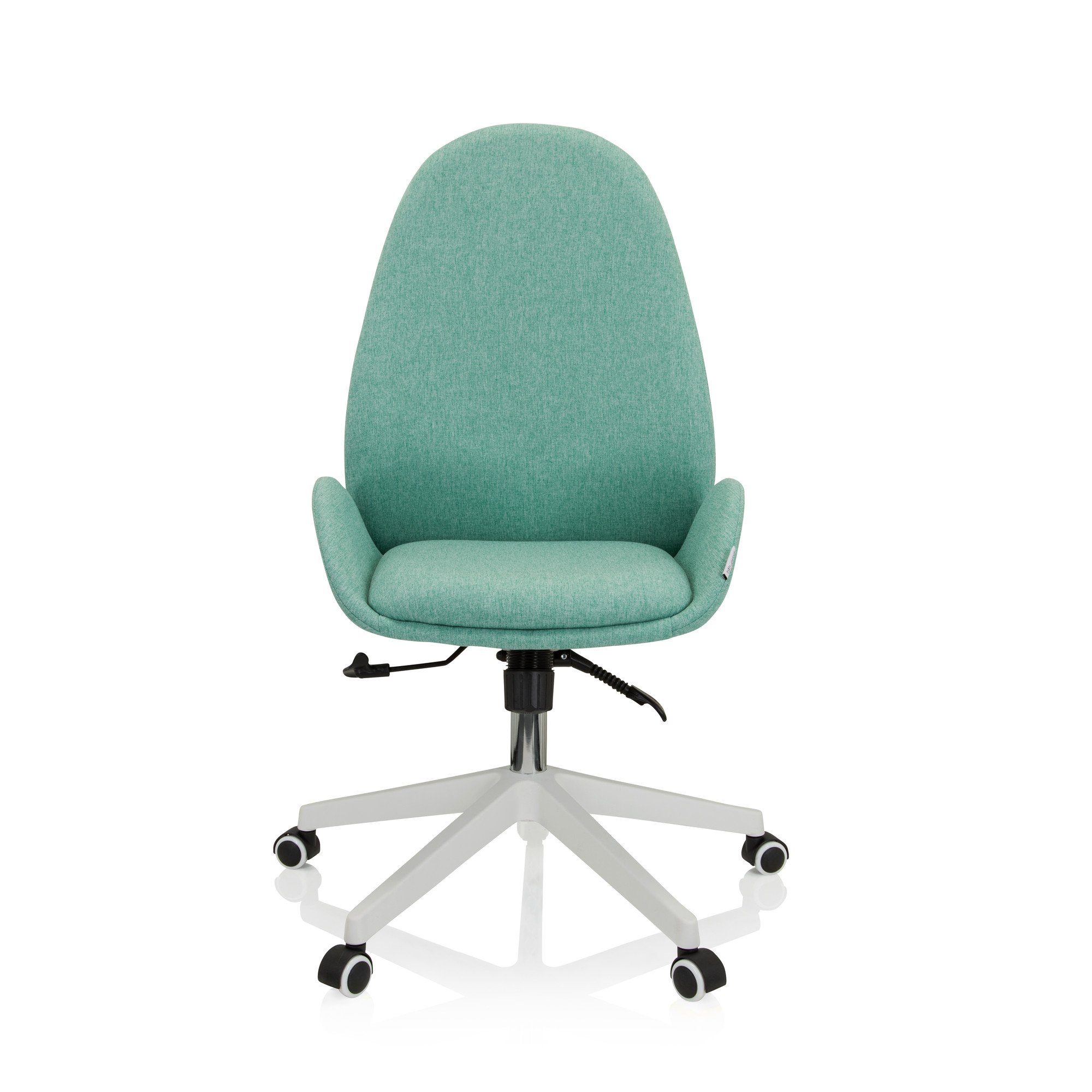 hjh OFFICE Drehstuhl Home Office Bürostuhl AVEA I Stoff mit Armlehnen (1 St), Schreibtischstuhl ergonomisch Aqua