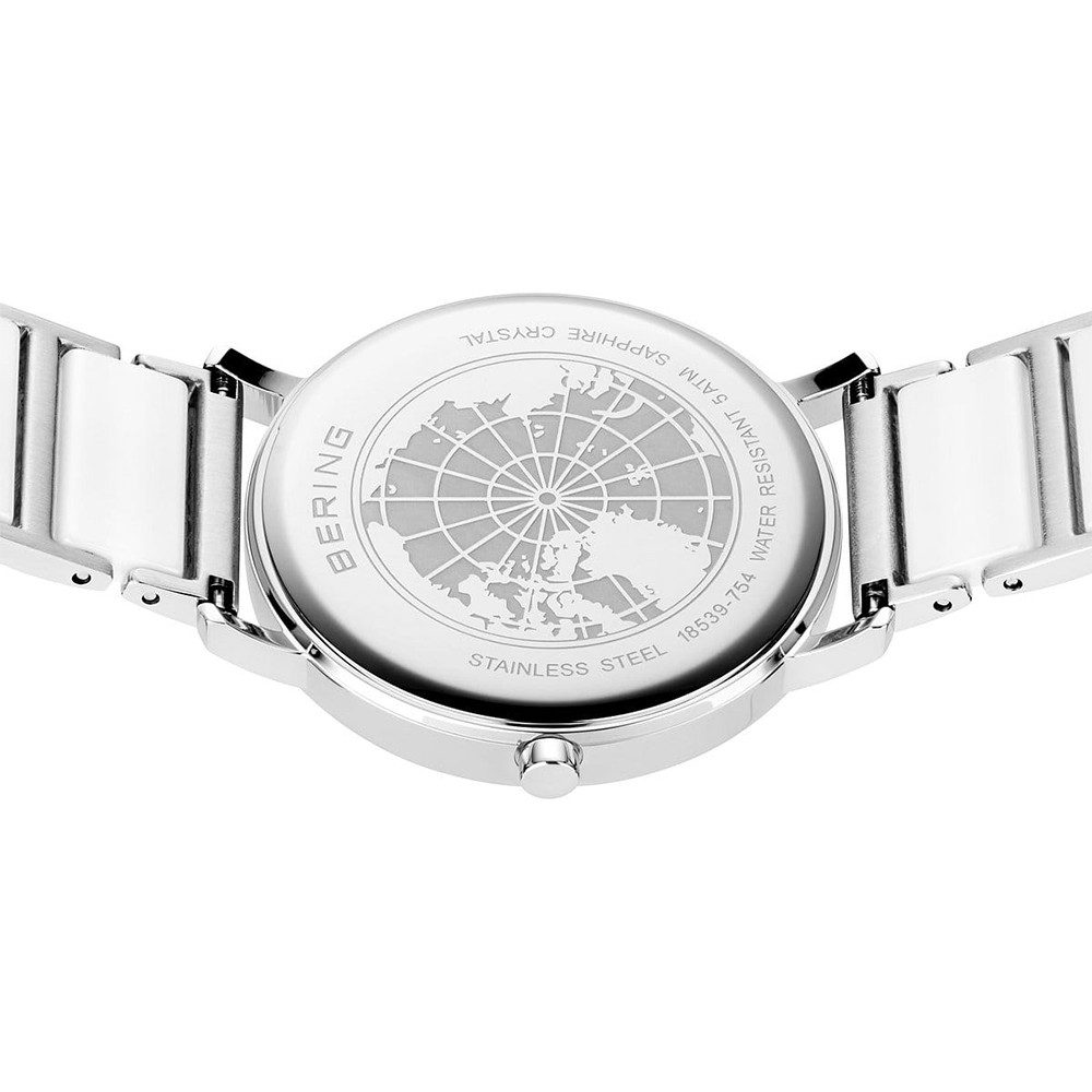 Bering Quarzuhr Bering Ceramic silber glänzend 18535-754 18535-754, Bering Ceramic silber glänzend 18535-754