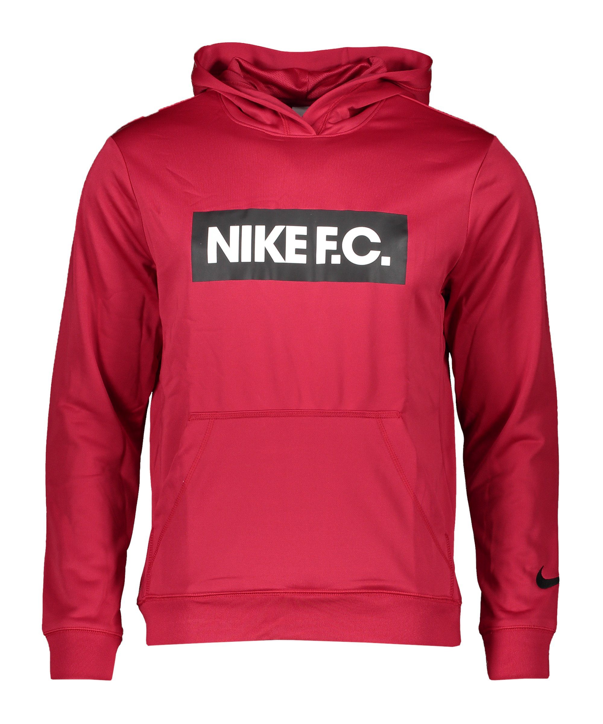F.C. Fleece Sweatshirt Sportswear Nike pinkschwarzweiss Hoody