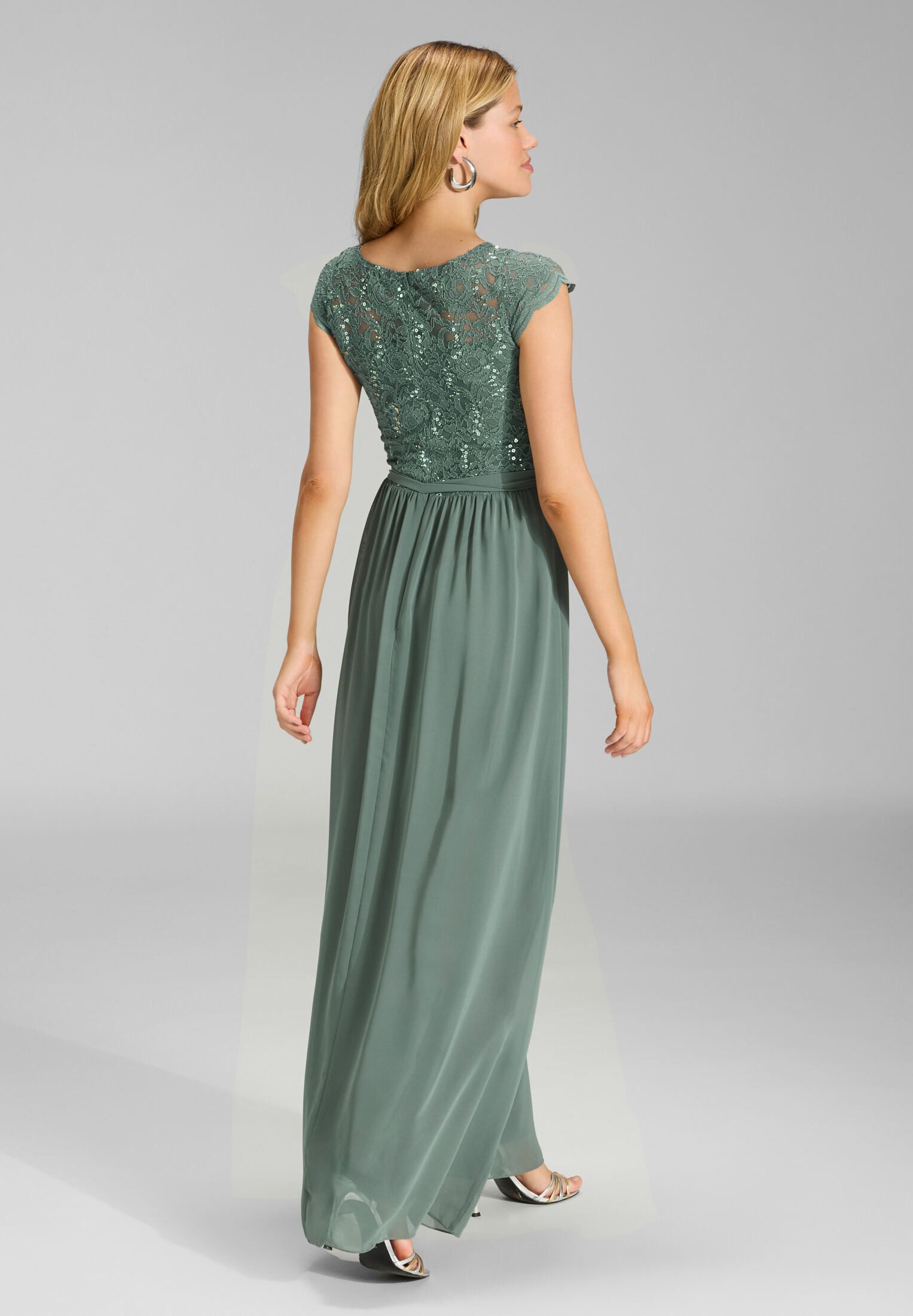 SWING Abendkleid Taillierte Passform mit ausgestelltem Rockteil günstig online kaufen