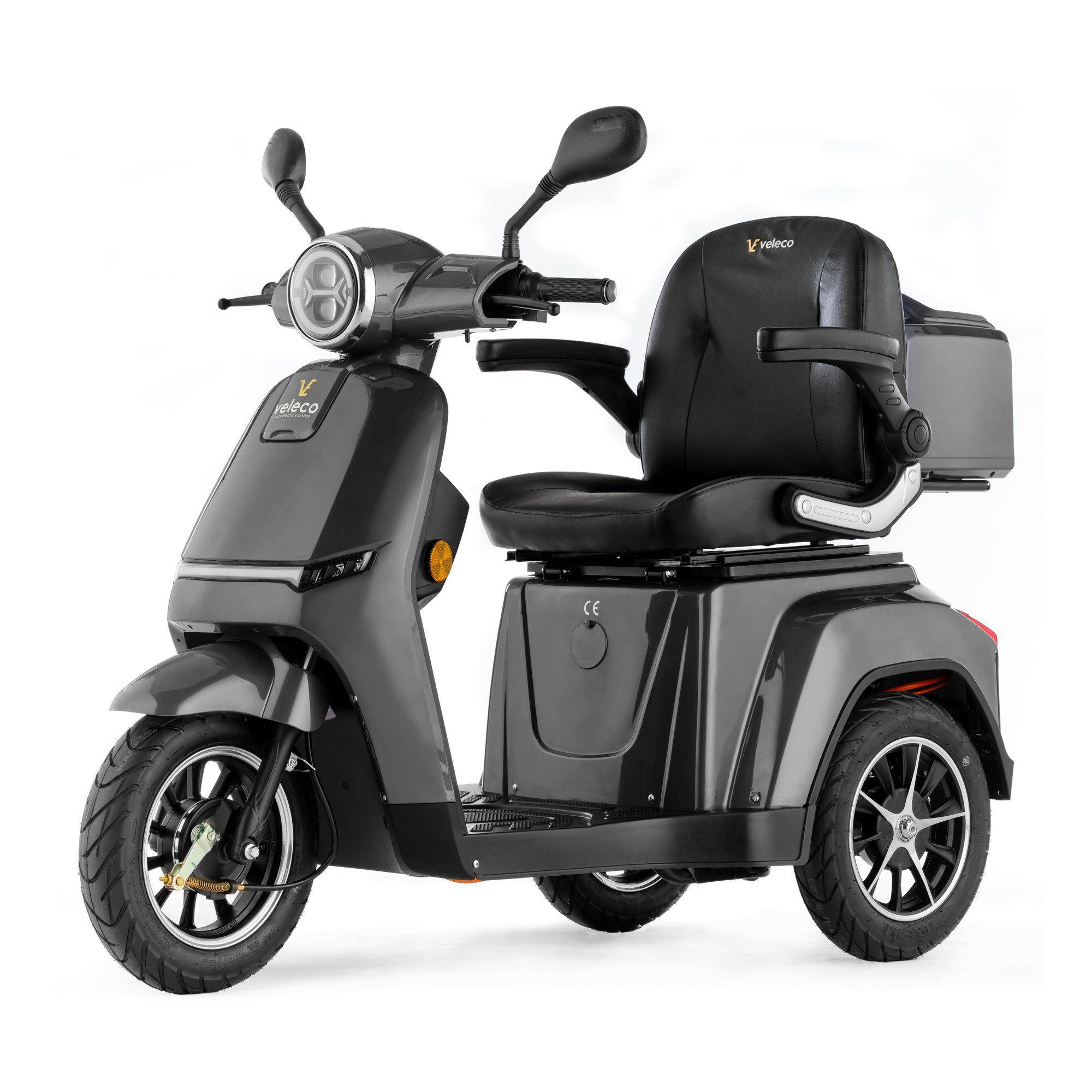 Veleco Elektromobil Veleco Turris 3- Rad Seniorenmobil - Voll-LED Beleuchtung, 800,00 W, 12,00 km/h