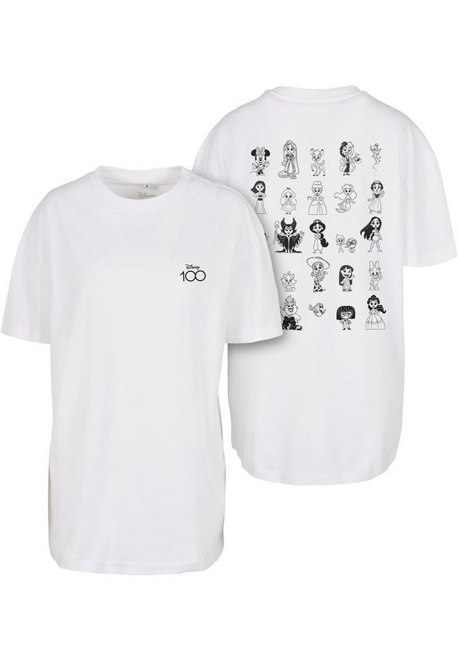 Merchcode T-Shirt Damen Ladies Disney 100 Girl Gang Tee (1-tlg), Stylisches  T-Shirt aus angenehmer Baumwollmischung