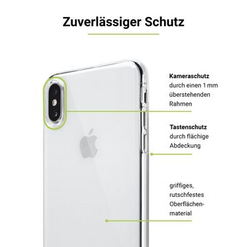Artwizz Smartphone-Hülle Artwizz NoCase - Ultra dünne, elastische Schutzhülle aus TPU für iPhone Xs Max, Transparent