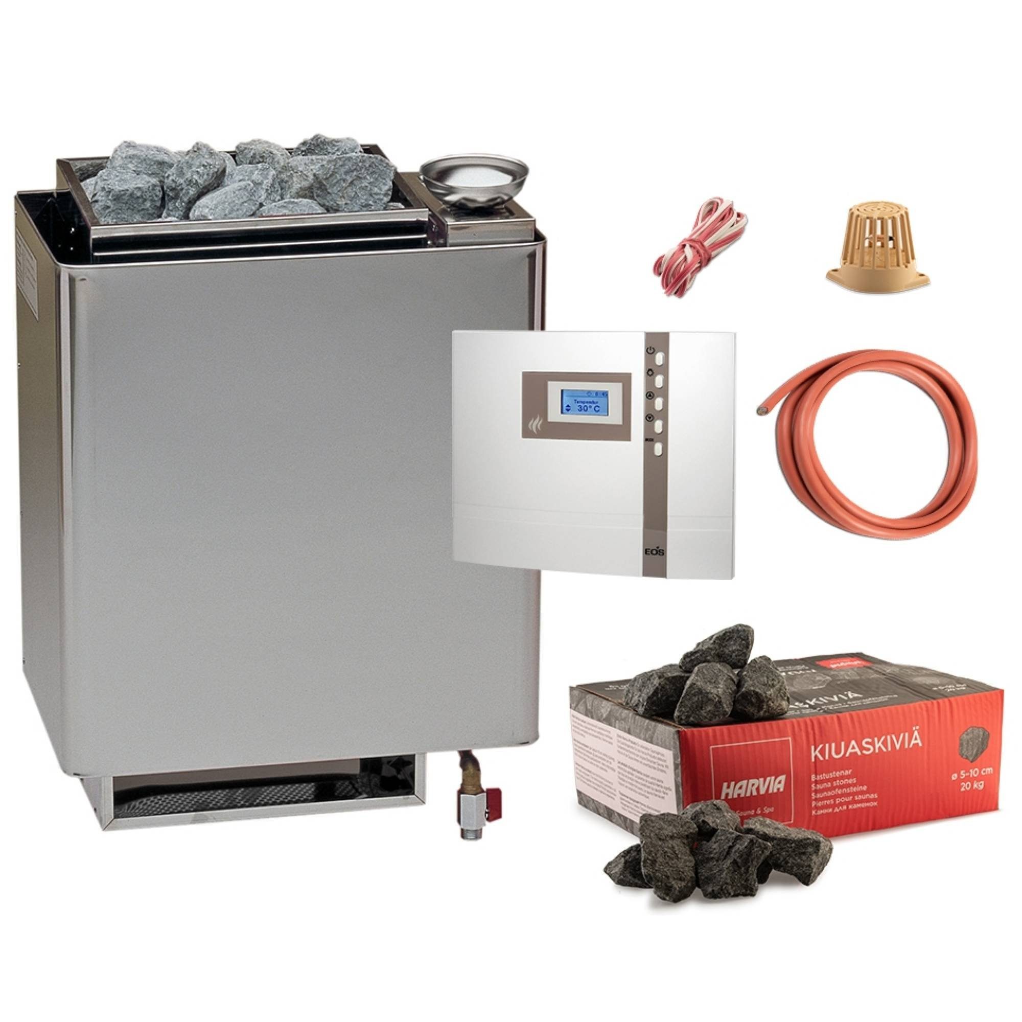 Bio-Saunaofen Bio Saunaofen Set Mühlenbach I 9 kW