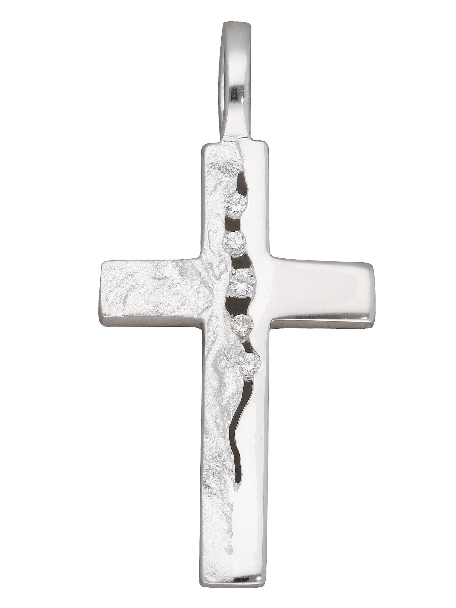Adelia´s Kettenanhänger 925 Silber Kreuz Anhänger, mit Zirkonia  Silberschmuck für Damen & Herren, Schmuck vom Hersteller mit 70 jähriger  Tradition | Kettenanhänger