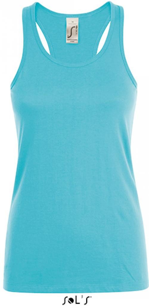 SOLS Tanktop Damen Justin Tee-Shirt / Halbgekämmte Baumwolle