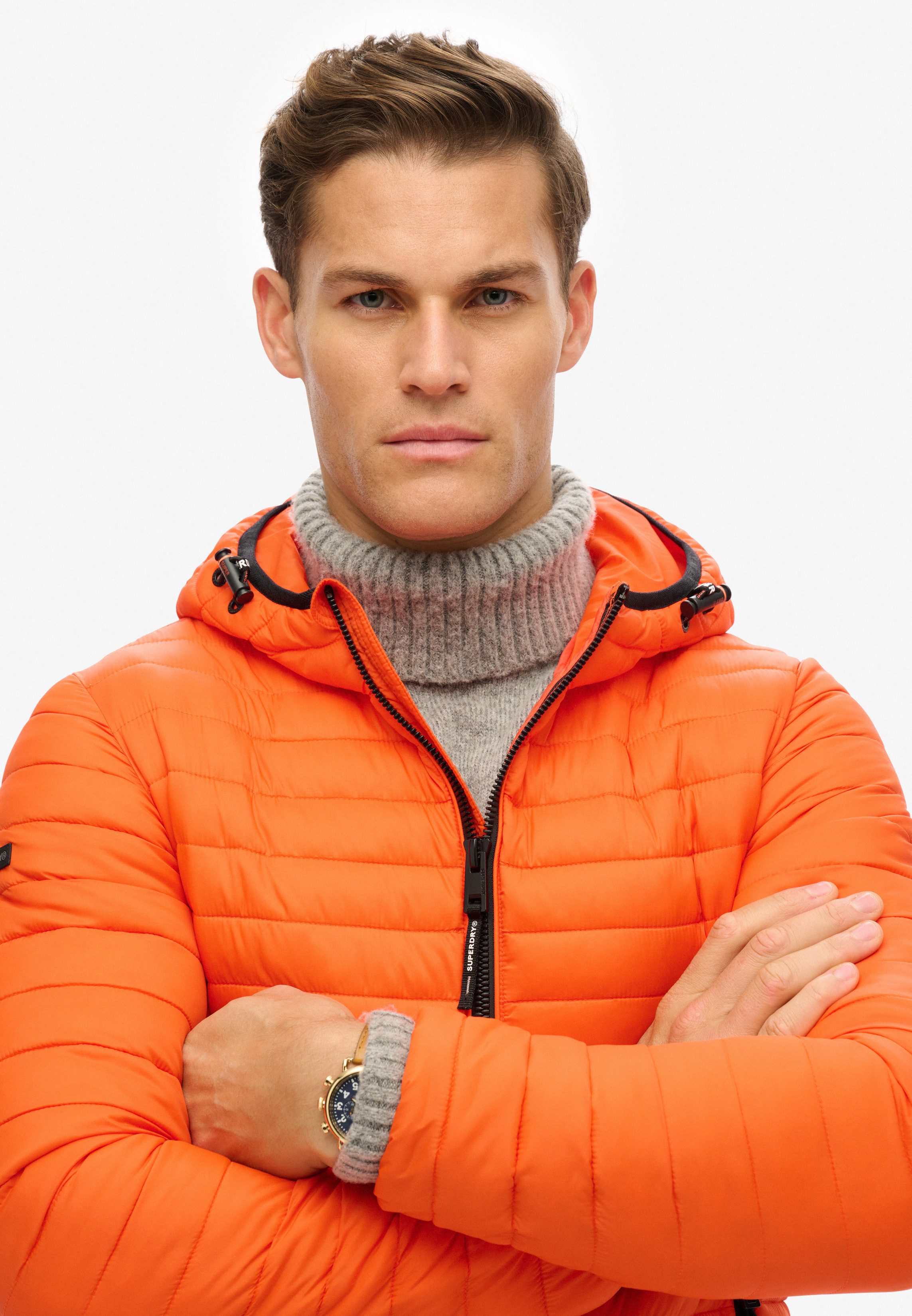 Superdry Steppjacke HOODED FUJI LITE JACKET, Aus pflegeleichtem