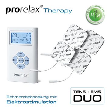 prorelax TENS-EMS-Gerät 39263 TENS+EMS DUO, 2 Therapien mit einem Gerät