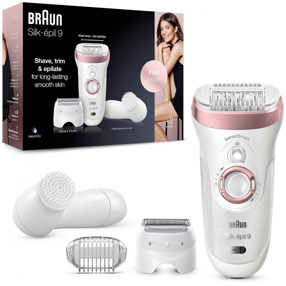 Braun Epilierer 9-855 Silk-epil 9 - Epilierer - weiß
