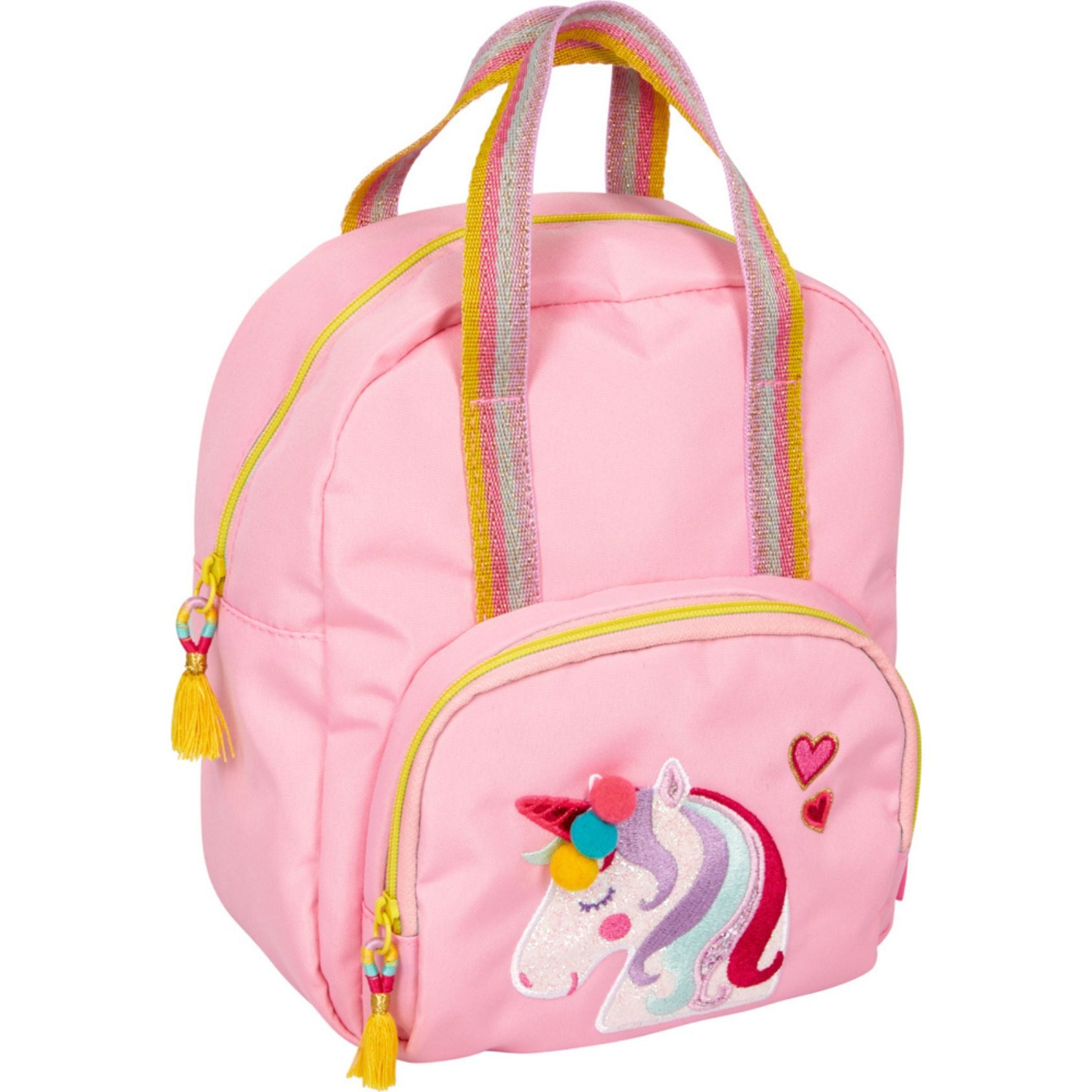 COPPENRATH DIE SPIEGELBURG Kinderrucksack Rucksack Glitzer Einhorn - Einhorn-Paradies (Set, 1-tlg., 1), Trageschlaufe