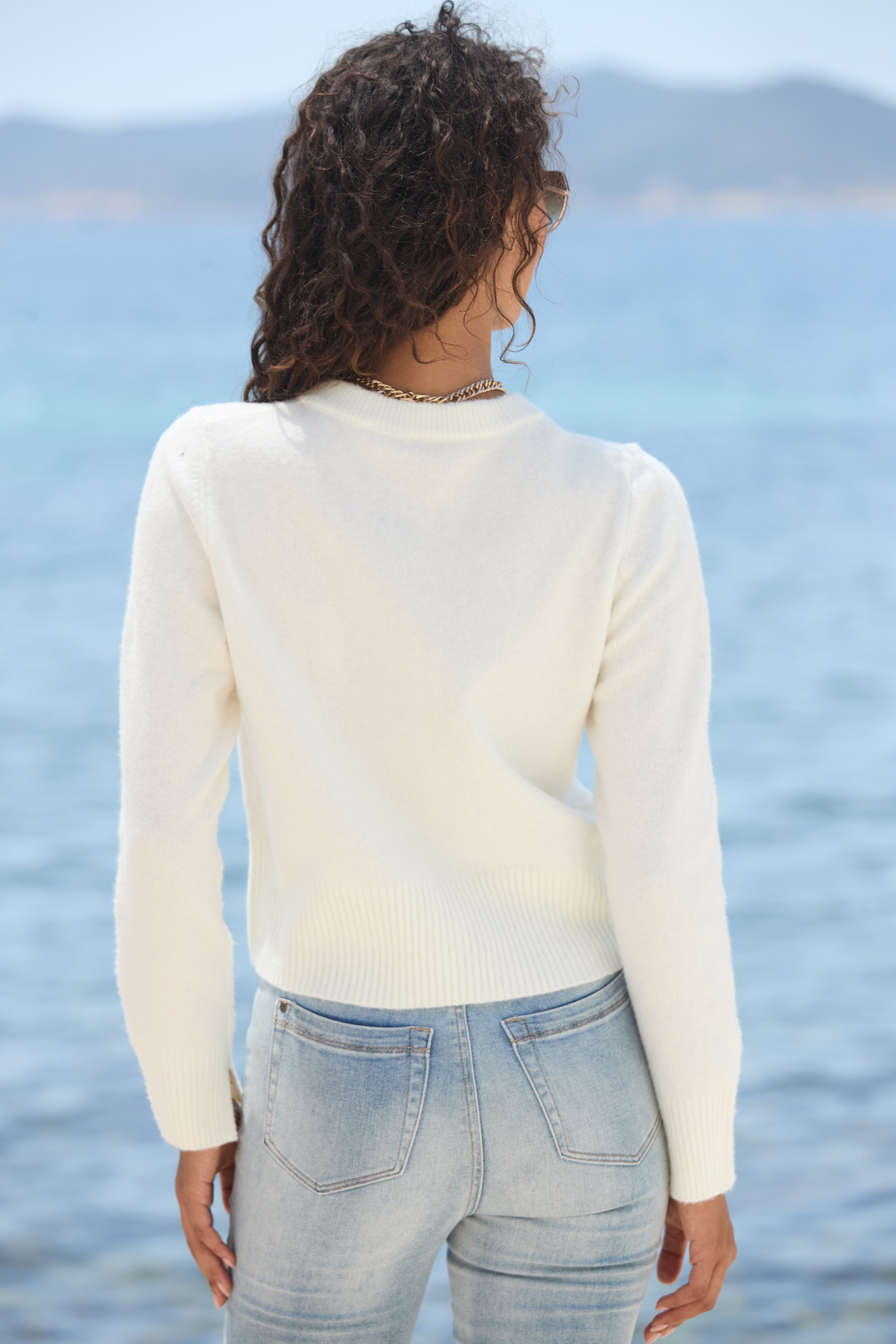 LASCANA Strickjacke aus kuschelweichem Strick