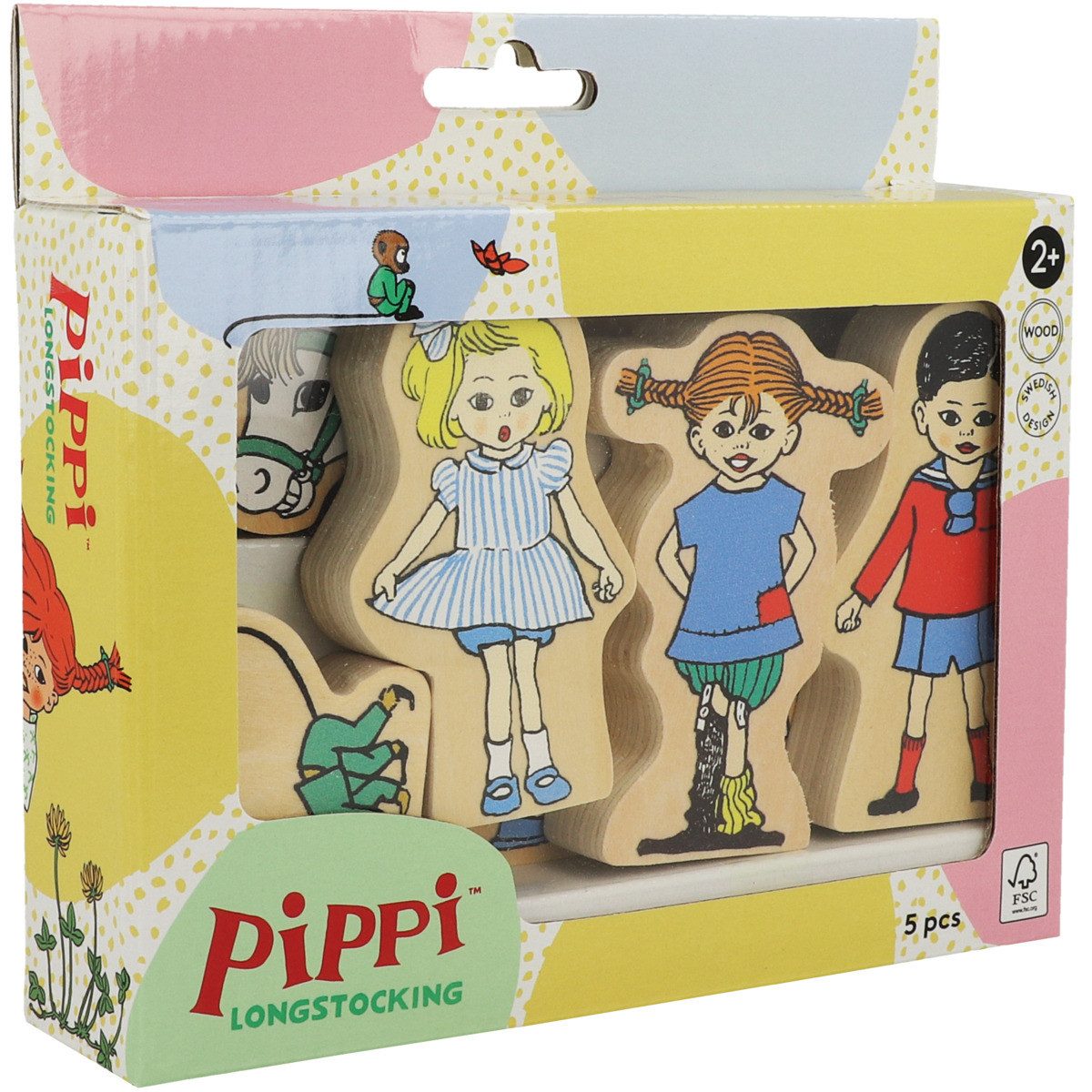 Pippi Langstrumpf Spielfigur 44388800 Unisex Kinder, (5-tlg), keine Angabe / nicht relevant