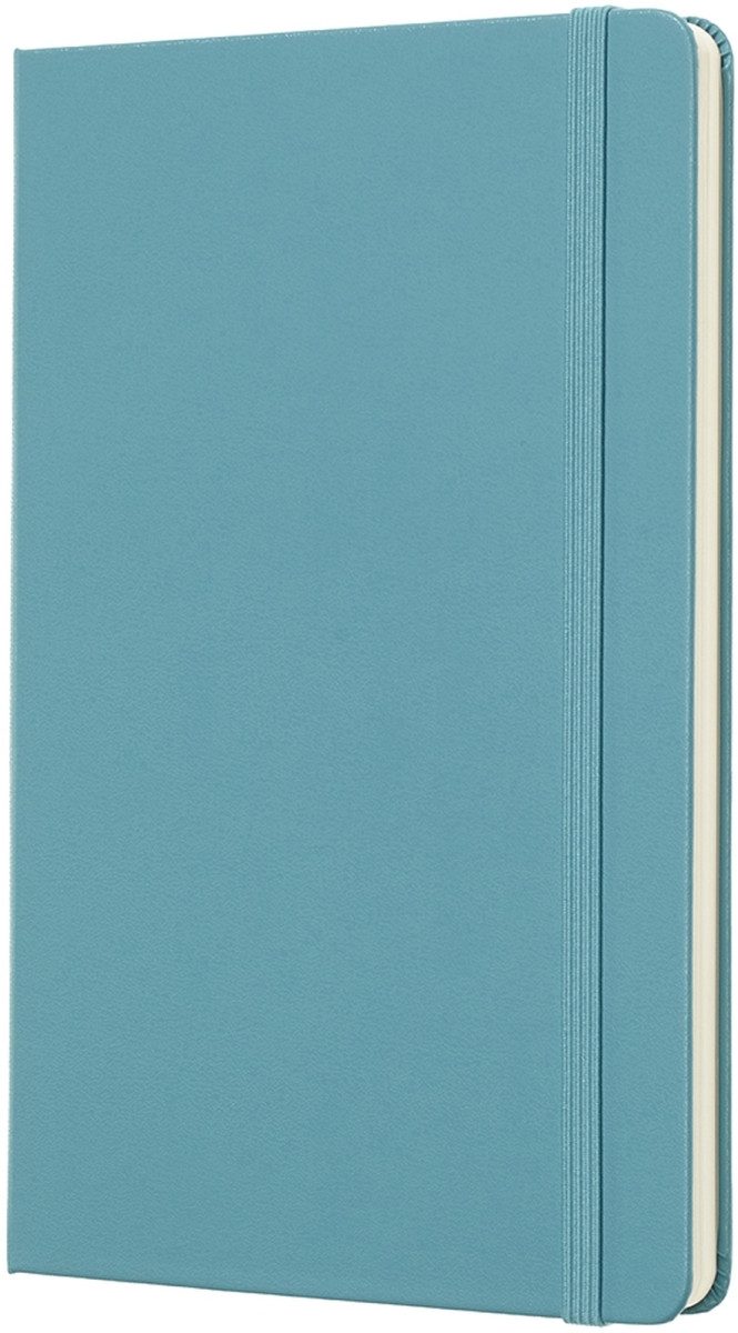 MOLESKINE Notizbuch Notizbuch Large A5 blanko Hardcover 120 Blatt riffblau