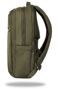 CoolPack Schulranzen Rucksack BOLT Olivgrün (1 Stück), 2 Hauptfächer, Anti-Diebstahl-Fach, ergonomisch