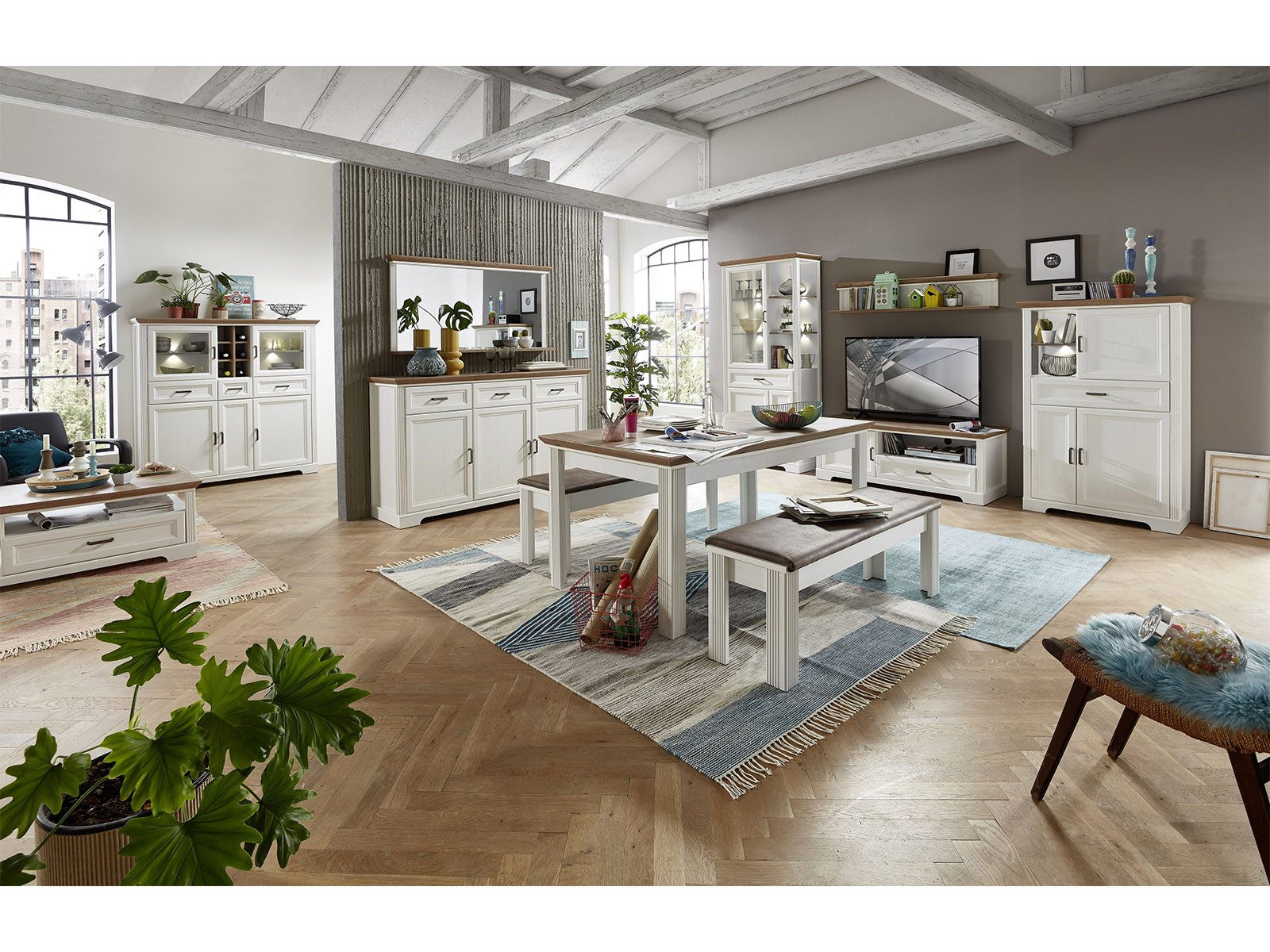 Innostyle Highboard 93 x 150 x 42 cm (B/H/T)