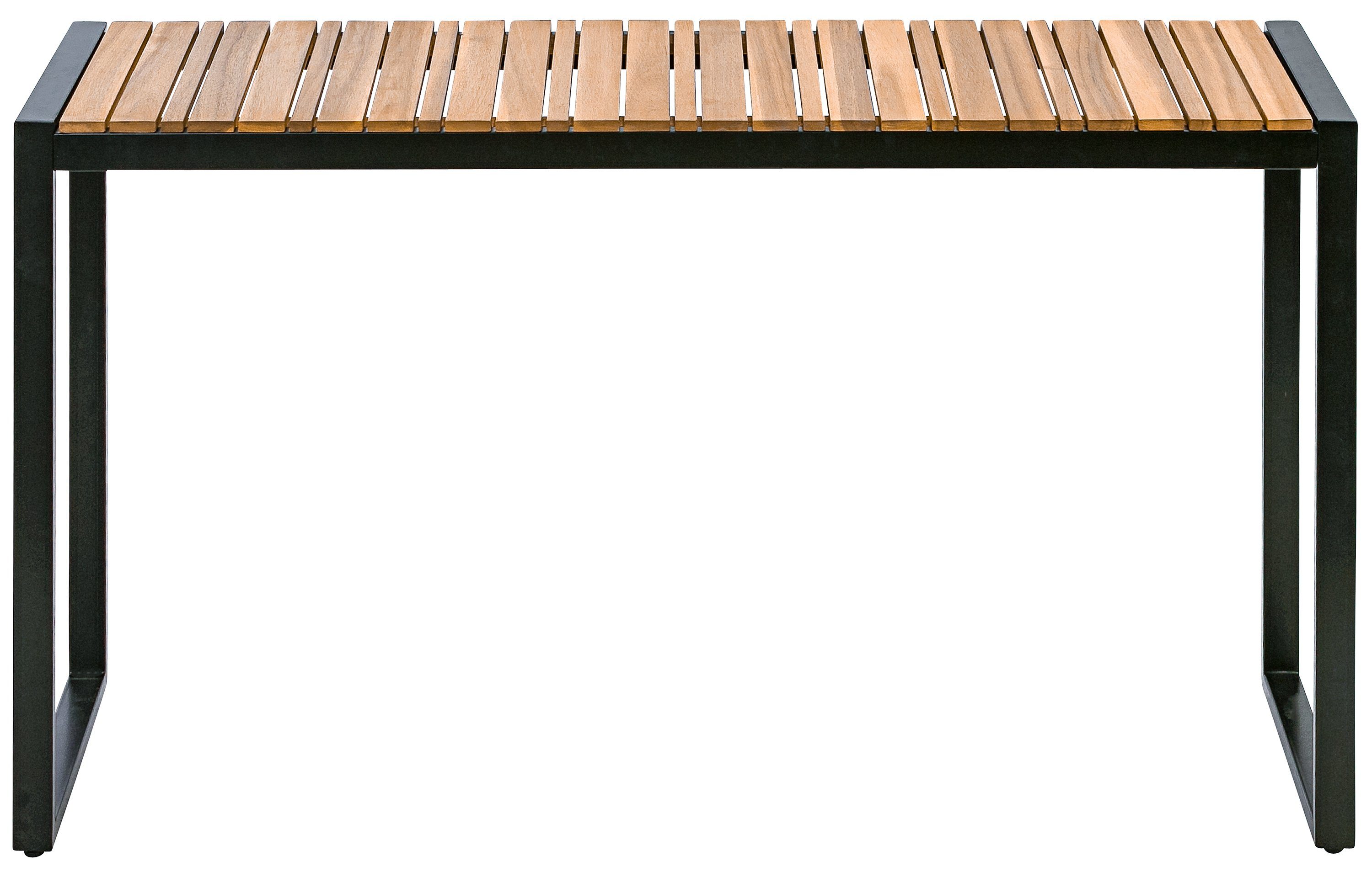 Dehner Gartentisch Balkontisch Chicago Wood, 133 x 74.5 x 42 cm, zeitloser günstig online kaufen