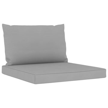 vidaXL Gartenlounge-Set Gartensofa 3-Sitzer mit Grauen Kissen, (1-tlg)