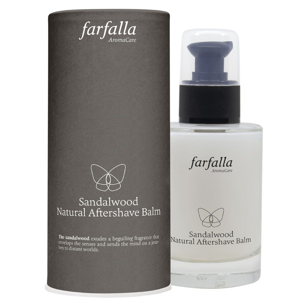 Farfalla Essentials AG Duftöl Natural Aftershave Balm Sandalwood, 100 ml