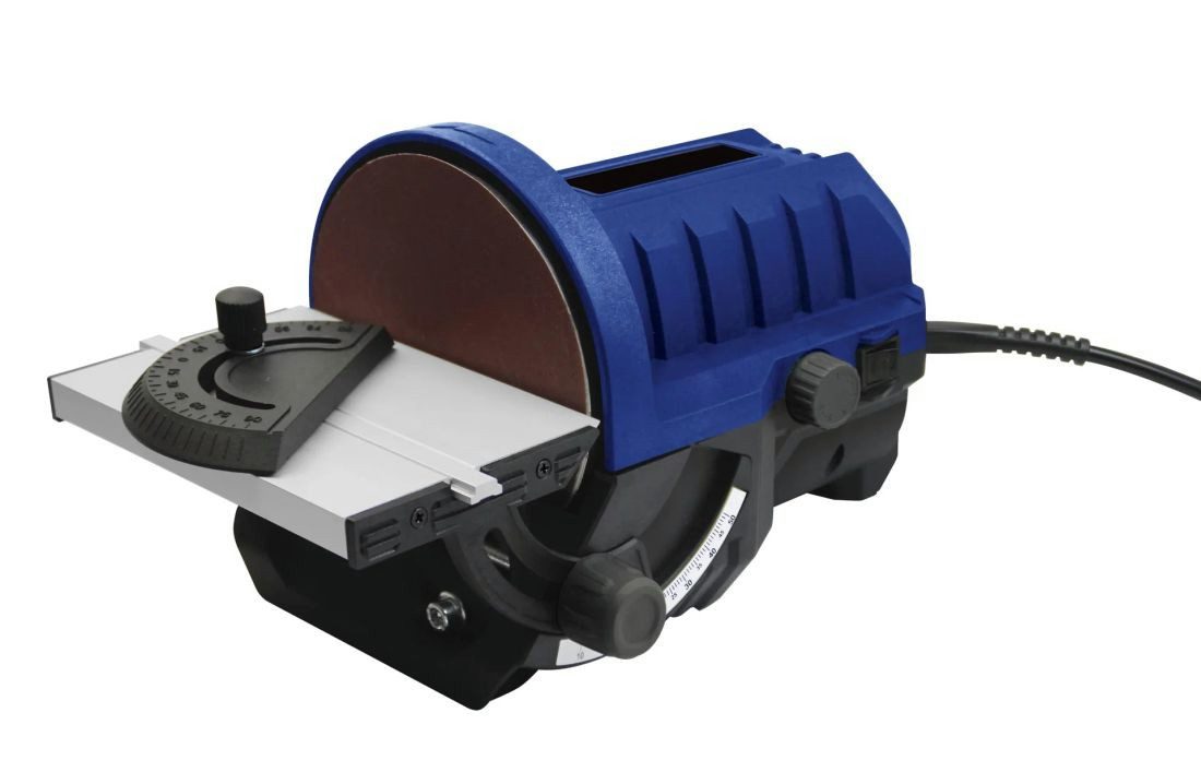 Westfalia Werkzeug Band-Tellerschleifer Tellerschleifer mit Gehrungswinkel, 140 Watt