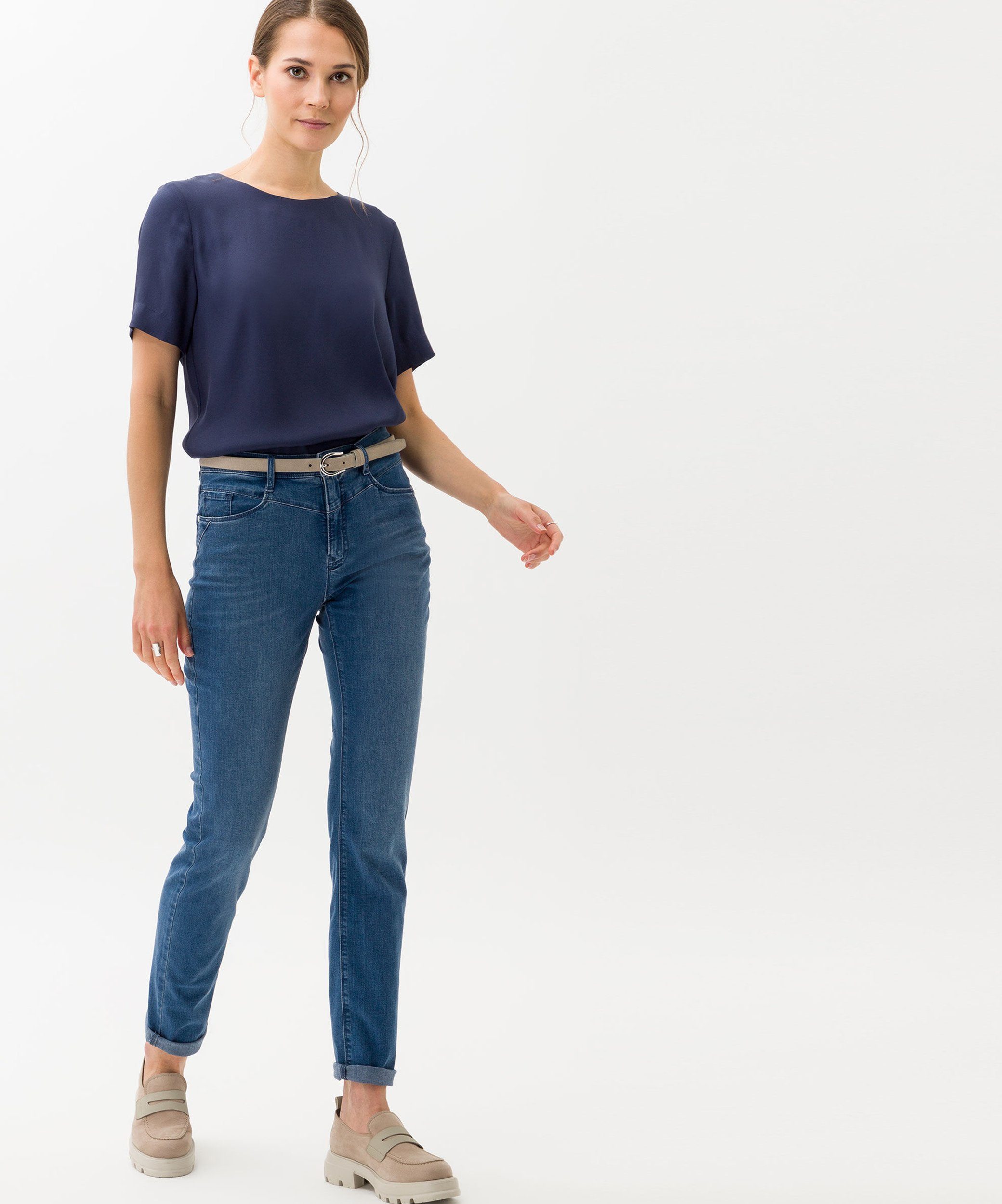 Carola Brax Straight-Jeans Style