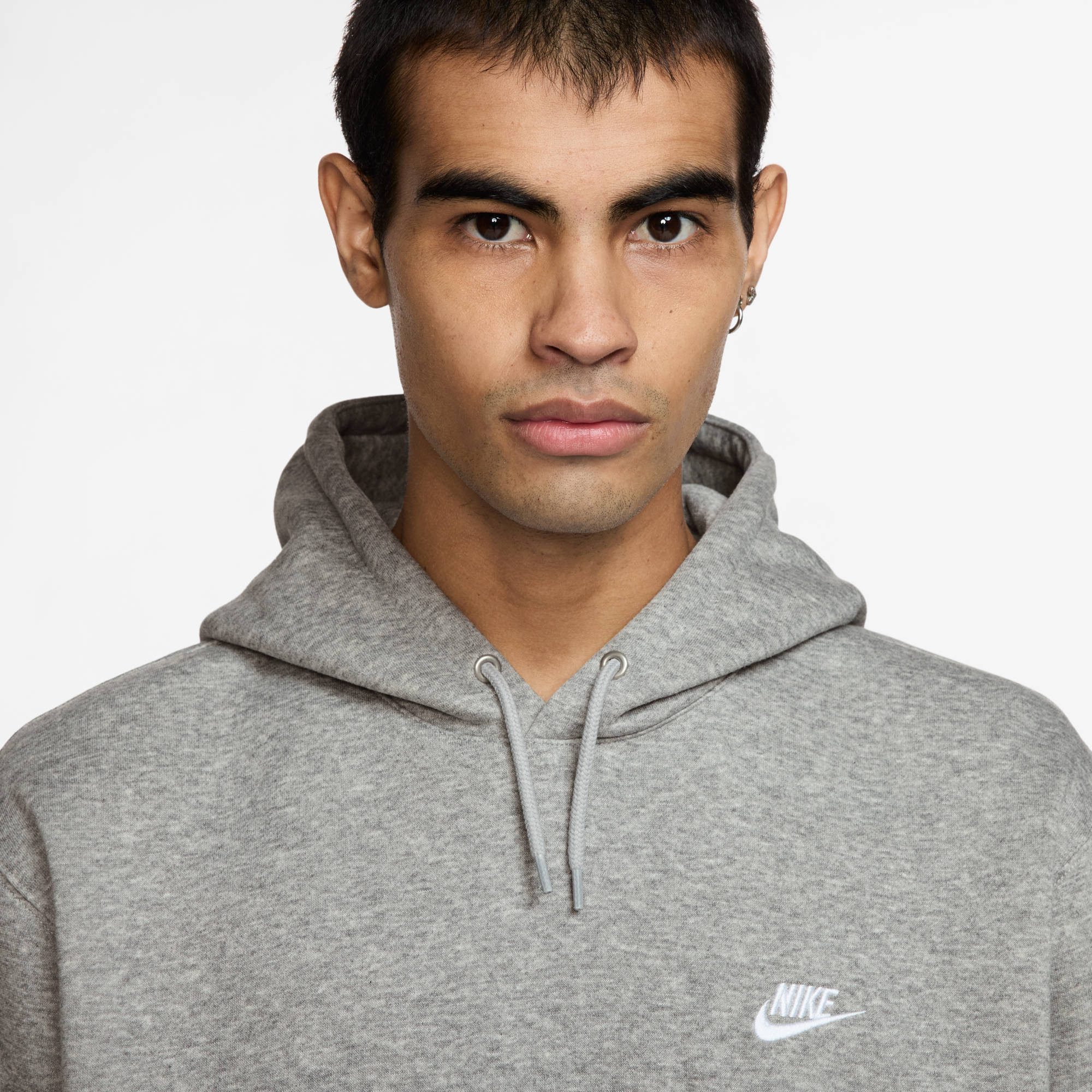Nike Sportswear Kapuzensweatshirt M NK CLUB BB PO HOODIE mit Kängurutasche, mit angesetztem Bündchen, ohne Verschluss