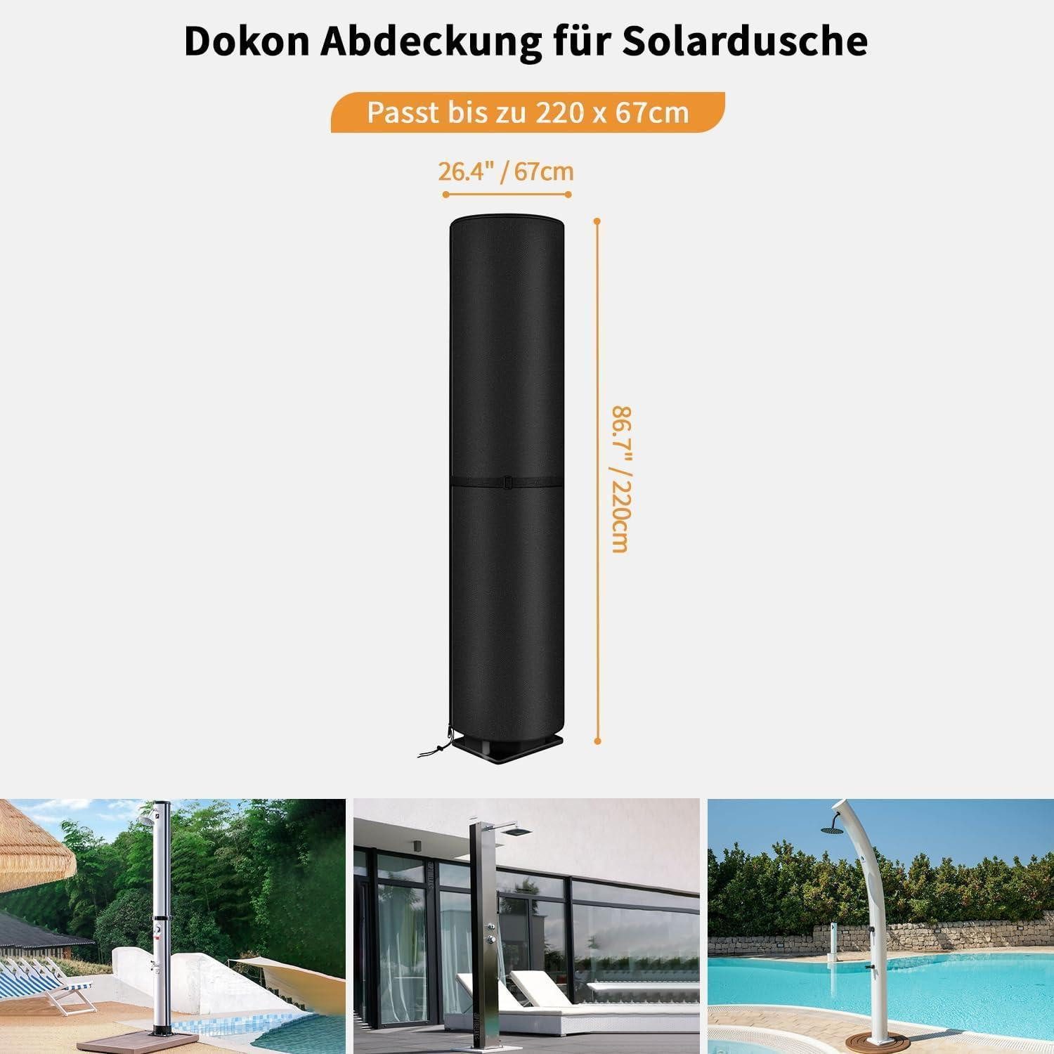 LuxusKollektion Gartenmöbel-Schutzhülle Solardusche Abdeckung 600D Oxford S günstig online kaufen