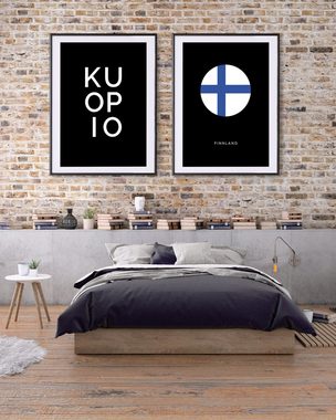 NORDIC WORDS Poster Finnland Kreis