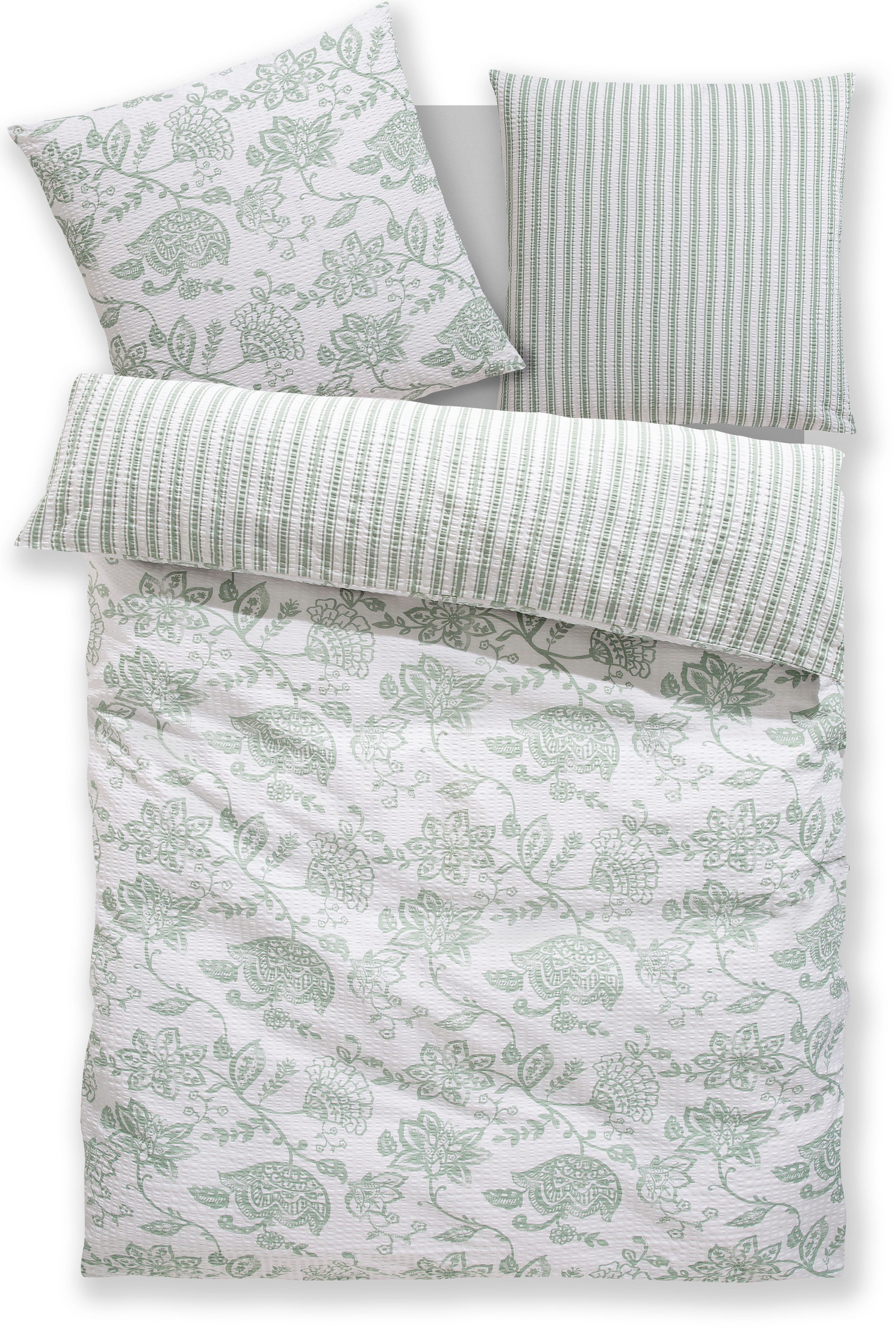 OTTO home Bettwäsche Nordby, Soft-Seersucker, 2 teilig, Bettwäsche aus Baum günstig online kaufen