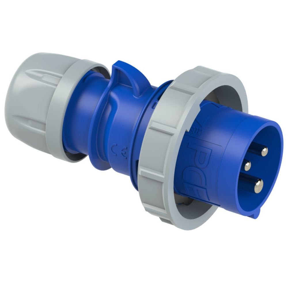 PCE CEE Steckdose Starkstrom Eibausteckdose PCE Stecker 3P 16A IP67 Elektro-Kabel, Stecker 3P 16A IP67