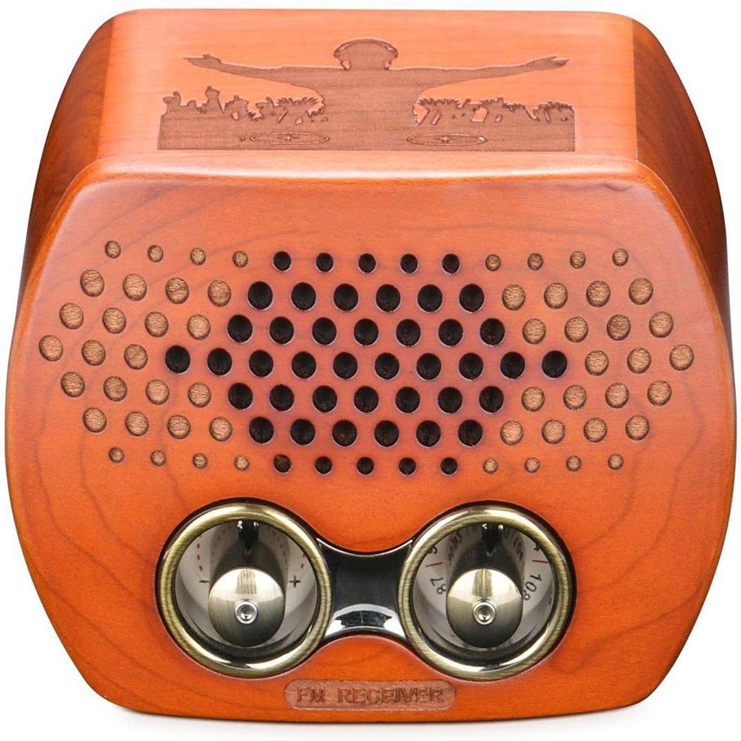 BEARSU Tragbare Retro Radio, Klein Holz Vintage Radio mit Bluetooth  Lautsprecher Klassisches Radio Starke Bassverstärkung UKW-Radio, TF-Karte  und MP3-Player Audio-System online kaufen | OTTO