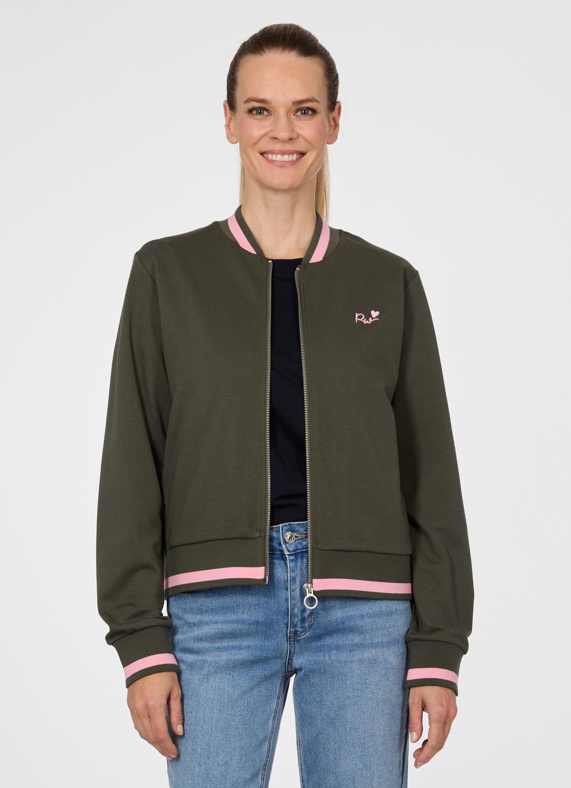 Ragwear Sweatjacke DORON mit Reißverschluss, aus Baumwolle und Polyester, normale Passform