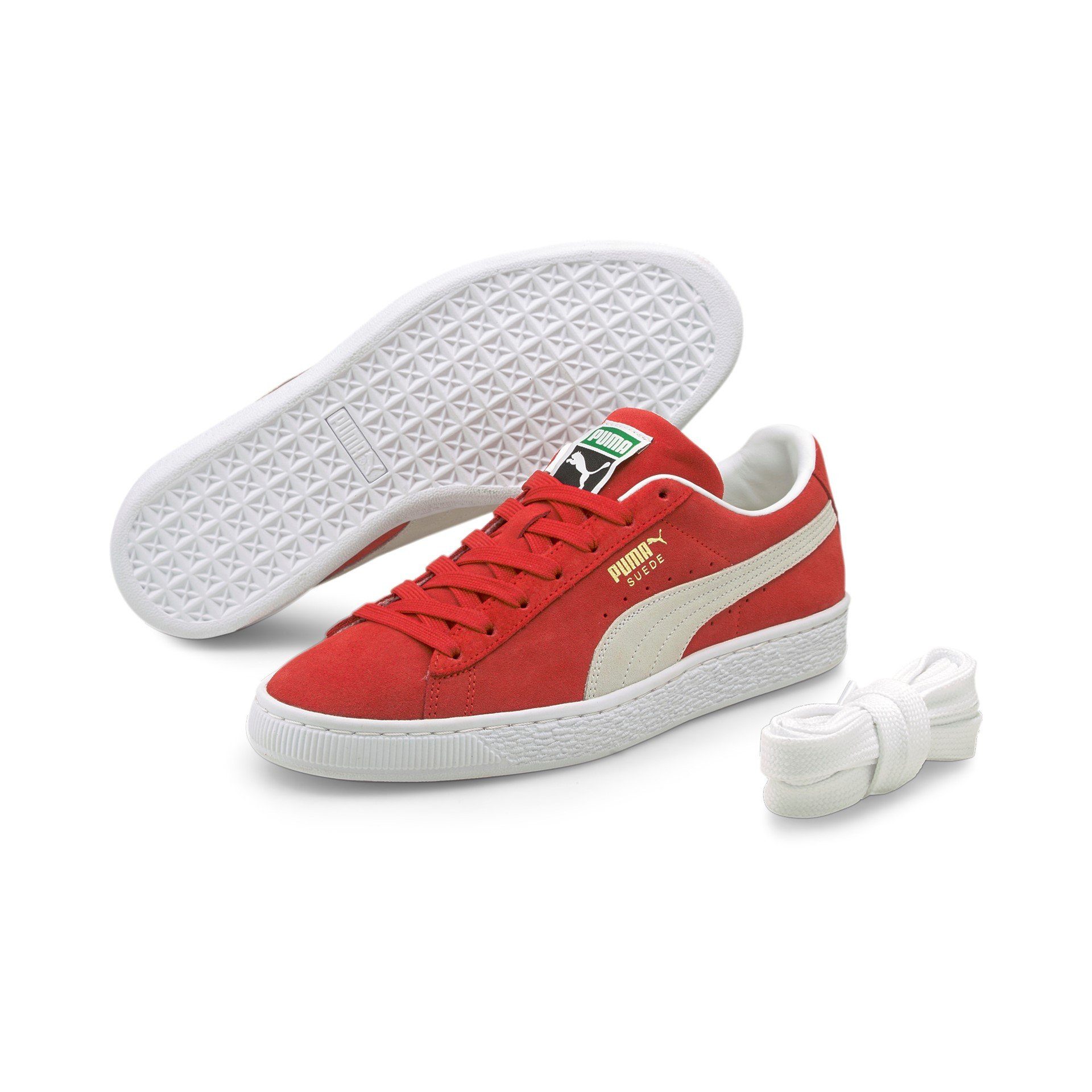 PUMA Schuhe Puma Suede Classics XXI, G 38½, F risk red/w Кроссовки